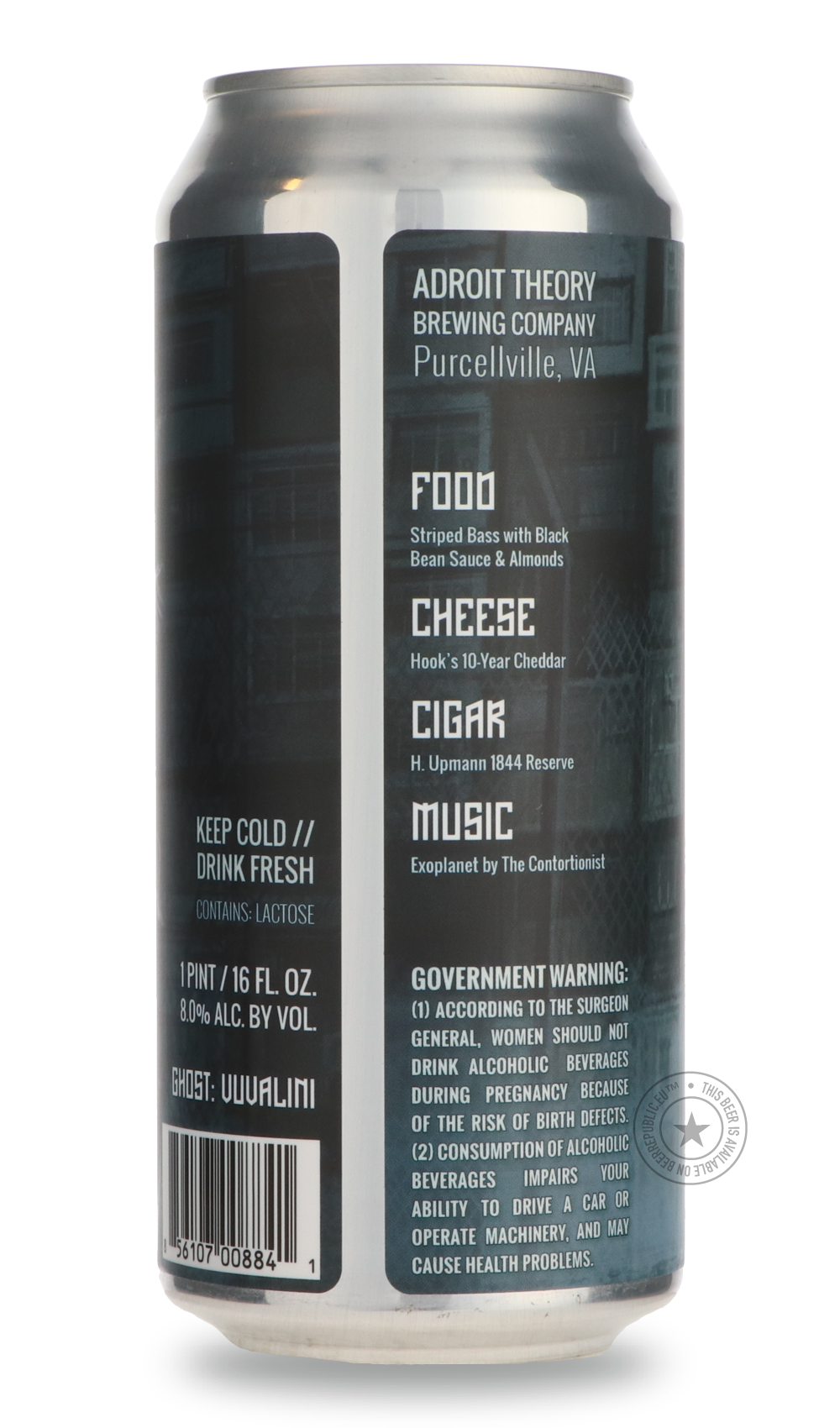 -Adroit Theory- The Death of Civilization In Slow Motion IV. (Ghost VUVALINI)-IPA- Only @ Beer Republic - The best online beer store for American & Canadian craft beer - Buy beer online from the USA and Canada - Bier online kopen - Amerikaans bier kopen - Craft beer store - Craft beer kopen - Amerikanisch bier kaufen - Bier online kaufen - Acheter biere online - IPA - Stout - Porter - New England IPA - Hazy IPA - Imperial Stout - Barrel Aged - Barrel Aged Imperial Stout - Brown - Dark beer - Blond - Blonde