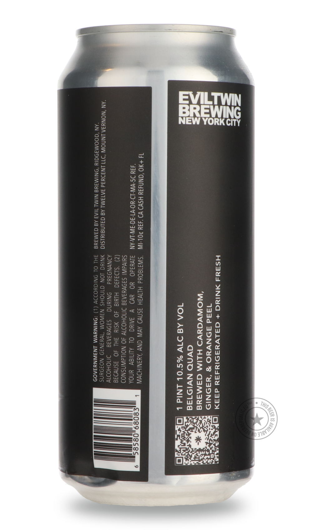 Evil Twin- The Quadfather-Brown & Dark- Only @ Beer Republic - The best online beer store for American & Canadian craft beer - Buy beer online from the USA and Canada - Bier online kopen - Amerikaans bier kopen - Craft beer store - Craft beer kopen - Amerikanisch bier kaufen - Bier online kaufen - Acheter biere online - IPA - Stout - Porter - New England IPA - Hazy IPA - Imperial Stout - Barrel Aged - Barrel Aged Imperial Stout - Brown - Dark beer - Blond - Blonde - Pilsner - Lager - Wheat - Weizen - Amber