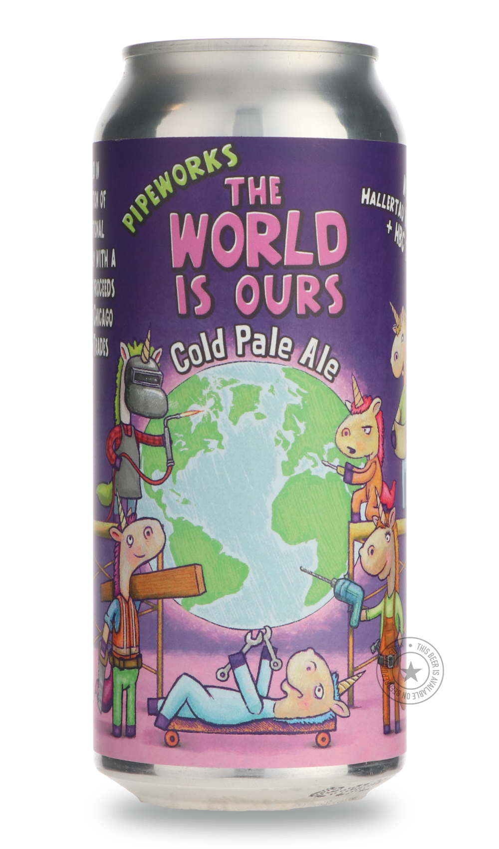 -Pipeworks- The World Is Ours-Pale- Only @ Beer Republic - The best online beer store for American & Canadian craft beer - Buy beer online from the USA and Canada - Bier online kopen - Amerikaans bier kopen - Craft beer store - Craft beer kopen - Amerikanisch bier kaufen - Bier online kaufen - Acheter biere online - IPA - Stout - Porter - New England IPA - Hazy IPA - Imperial Stout - Barrel Aged - Barrel Aged Imperial Stout - Brown - Dark beer - Blond - Blonde - Pilsner - Lager - Wheat - Weizen - Amber - Ba
