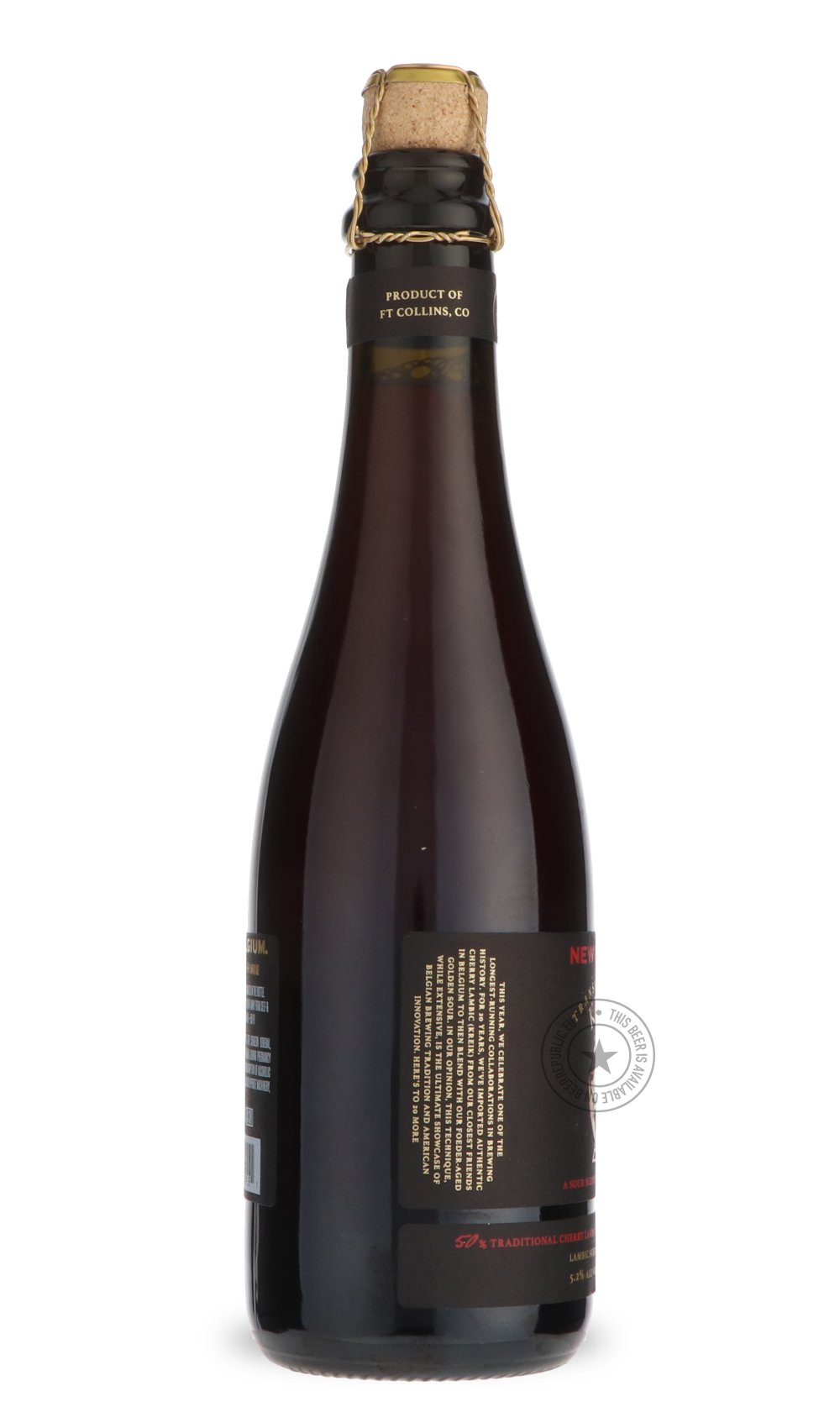-New Belgium- Transatlantique Kriek / Oud Beersel-Sour / Wild & Fruity- Only @ Beer Republic - The best online beer store for American & Canadian craft beer - Buy beer online from the USA and Canada - Bier online kopen - Amerikaans bier kopen - Craft beer store - Craft beer kopen - Amerikanisch bier kaufen - Bier online kaufen - Acheter biere online - IPA - Stout - Porter - New England IPA - Hazy IPA - Imperial Stout - Barrel Aged - Barrel Aged Imperial Stout - Brown - Dark beer - Blond - Blonde - Pilsner -