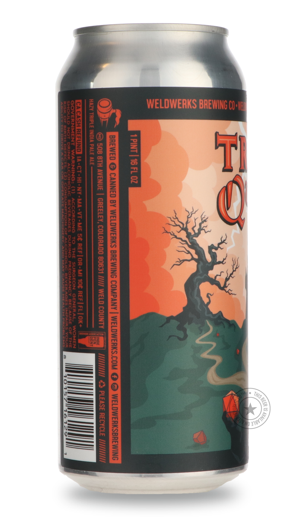 WeldWerks- Triple Quest-IPA- Only @ Beer Republic - The best online beer store for American & Canadian craft beer - Buy beer online from the USA and Canada - Bier online kopen - Amerikaans bier kopen - Craft beer store - Craft beer kopen - Amerikanisch bier kaufen - Bier online kaufen - Acheter biere online - IPA - Stout - Porter - New England IPA - Hazy IPA - Imperial Stout - Barrel Aged - Barrel Aged Imperial Stout - Brown - Dark beer - Blond - Blonde - Pilsner - Lager - Wheat - Weizen - Amber - Barley Wi