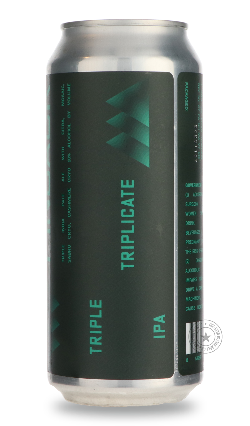 Finback- Triplicate-IPA- Only @ Beer Republic - The best online beer store for American & Canadian craft beer - Buy beer online from the USA and Canada - Bier online kopen - Amerikaans bier kopen - Craft beer store - Craft beer kopen - Amerikanisch bier kaufen - Bier online kaufen - Acheter biere online - IPA - Stout - Porter - New England IPA - Hazy IPA - Imperial Stout - Barrel Aged - Barrel Aged Imperial Stout - Brown - Dark beer - Blond - Blonde - Pilsner - Lager - Wheat - Weizen - Amber - Barley Wine -
