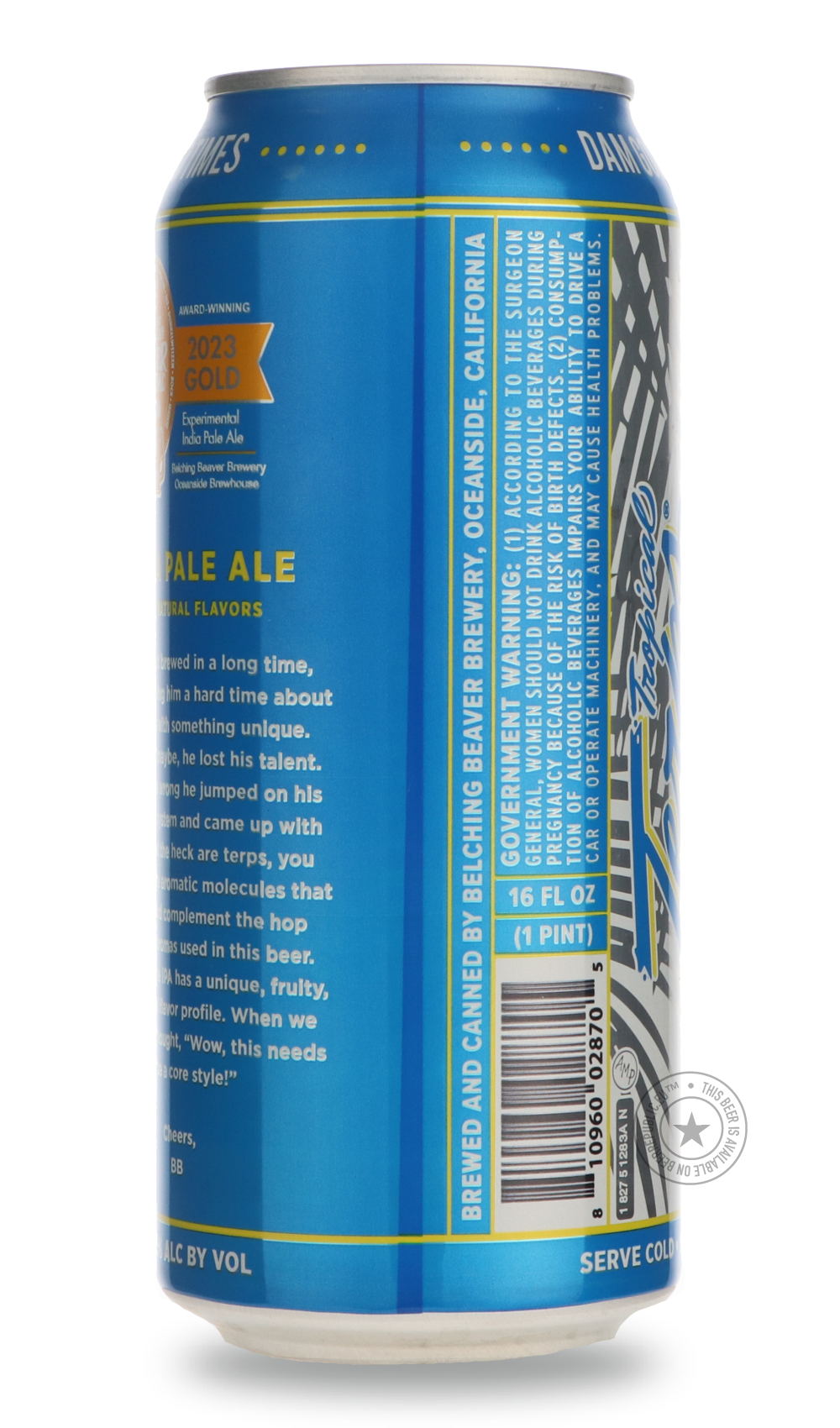 -Belching Beaver- Tropical Terps-IPA- Only @ Beer Republic - The best online beer store for American & Canadian craft beer - Buy beer online from the USA and Canada - Bier online kopen - Amerikaans bier kopen - Craft beer store - Craft beer kopen - Amerikanisch bier kaufen - Bier online kaufen - Acheter biere online - IPA - Stout - Porter - New England IPA - Hazy IPA - Imperial Stout - Barrel Aged - Barrel Aged Imperial Stout - Brown - Dark beer - Blond - Blonde - Pilsner - Lager - Wheat - Weizen - Amber -