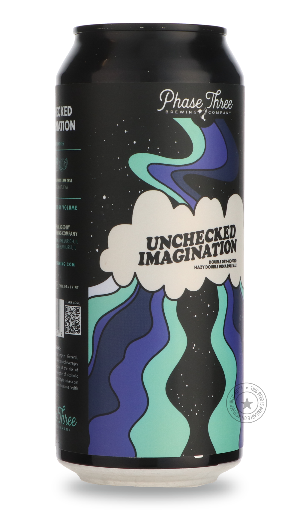 -Phase Three- Unchecked Imagination-IPA- Only @ Beer Republic - The best online beer store for American & Canadian craft beer - Buy beer online from the USA and Canada - Bier online kopen - Amerikaans bier kopen - Craft beer store - Craft beer kopen - Amerikanisch bier kaufen - Bier online kaufen - Acheter biere online - IPA - Stout - Porter - New England IPA - Hazy IPA - Imperial Stout - Barrel Aged - Barrel Aged Imperial Stout - Brown - Dark beer - Blond - Blonde - Pilsner - Lager - Wheat - Weizen - Amber