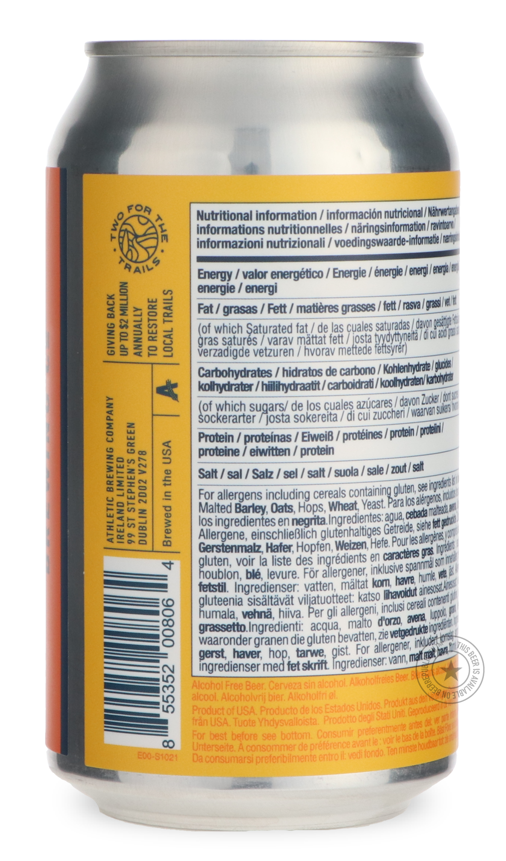 -Athletic- Upside Dawn Golden-Specials- Only @ Beer Republic - The best online beer store for American & Canadian craft beer - Buy beer online from the USA and Canada - Bier online kopen - Amerikaans bier kopen - Craft beer store - Craft beer kopen - Amerikanisch bier kaufen - Bier online kaufen - Acheter biere online - IPA - Stout - Porter - New England IPA - Hazy IPA - Imperial Stout - Barrel Aged - Barrel Aged Imperial Stout - Brown - Dark beer - Blond - Blonde - Pilsner - Lager - Wheat - Weizen - Amber