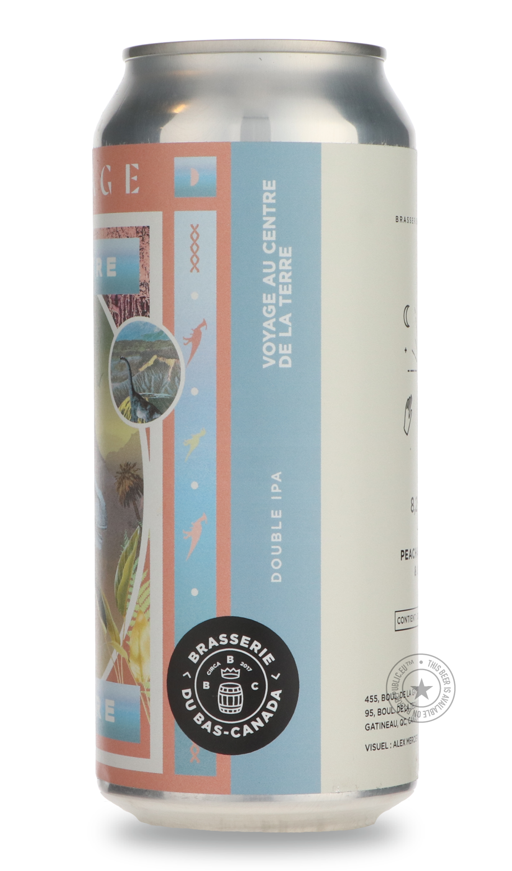 Brasserie du Bas-Canada- Voyage Au Centre De La Terre-IPA- Only @ Beer Republic - The best online beer store for American & Canadian craft beer - Buy beer online from the USA and Canada - Bier online kopen - Amerikaans bier kopen - Craft beer store - Craft beer kopen - Amerikanisch bier kaufen - Bier online kaufen - Acheter biere online - IPA - Stout - Porter - New England IPA - Hazy IPA - Imperial Stout - Barrel Aged - Barrel Aged Imperial Stout - Brown - Dark beer - Blond - Blonde - Pilsner - Lager - Whea