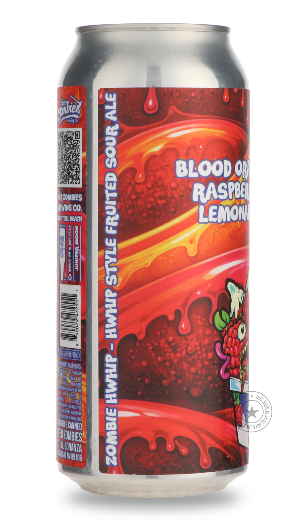 Zombie HWhip: Blood Orange Raspberry Lemonade