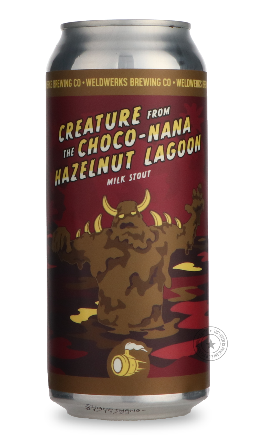 -WeldWerks- Creature From the Choco-Nana Hazelnut Lagoon-Stout & Porter- Only @ Beer Republic - The best online beer store for American & Canadian craft beer - Buy beer online from the USA and Canada - Bier online kopen - Amerikaans bier kopen - Craft beer store - Craft beer kopen - Amerikanisch bier kaufen - Bier online kaufen - Acheter biere online - IPA - Stout - Porter - New England IPA - Hazy IPA - Imperial Stout - Barrel Aged - Barrel Aged Imperial Stout - Brown - Dark beer - Blond - Blonde - Pilsner