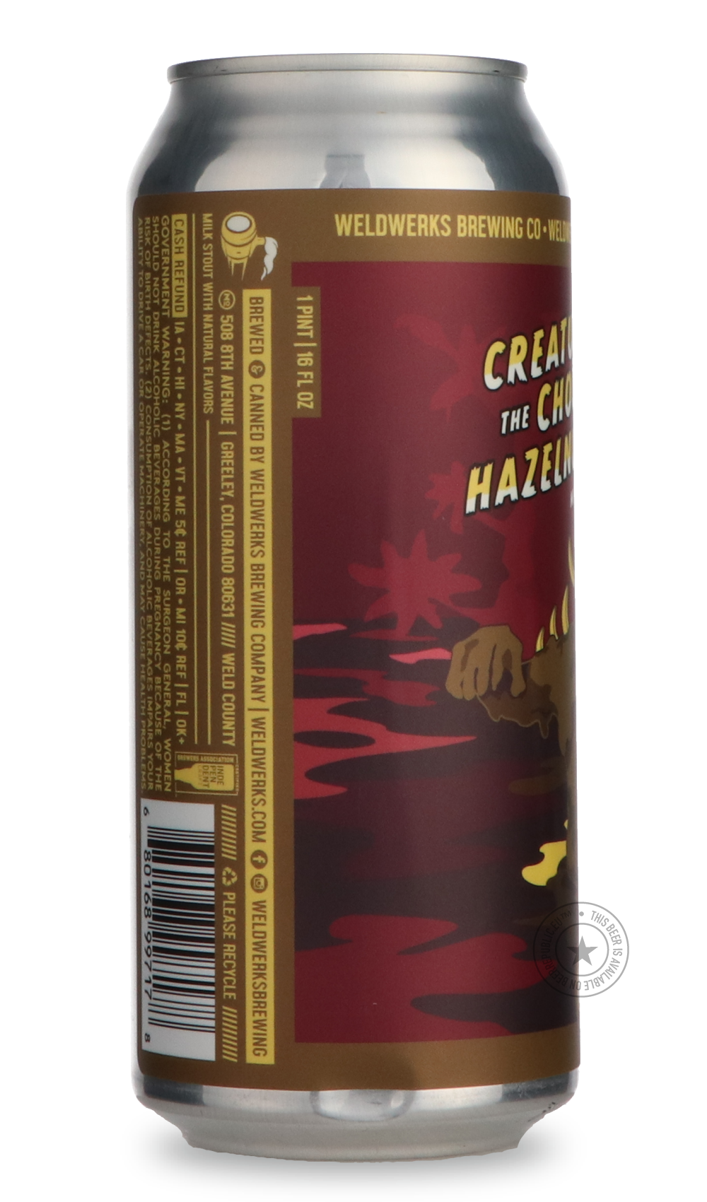 -WeldWerks- Creature From the Choco-Nana Hazelnut Lagoon-Stout & Porter- Only @ Beer Republic - The best online beer store for American & Canadian craft beer - Buy beer online from the USA and Canada - Bier online kopen - Amerikaans bier kopen - Craft beer store - Craft beer kopen - Amerikanisch bier kaufen - Bier online kaufen - Acheter biere online - IPA - Stout - Porter - New England IPA - Hazy IPA - Imperial Stout - Barrel Aged - Barrel Aged Imperial Stout - Brown - Dark beer - Blond - Blonde - Pilsner