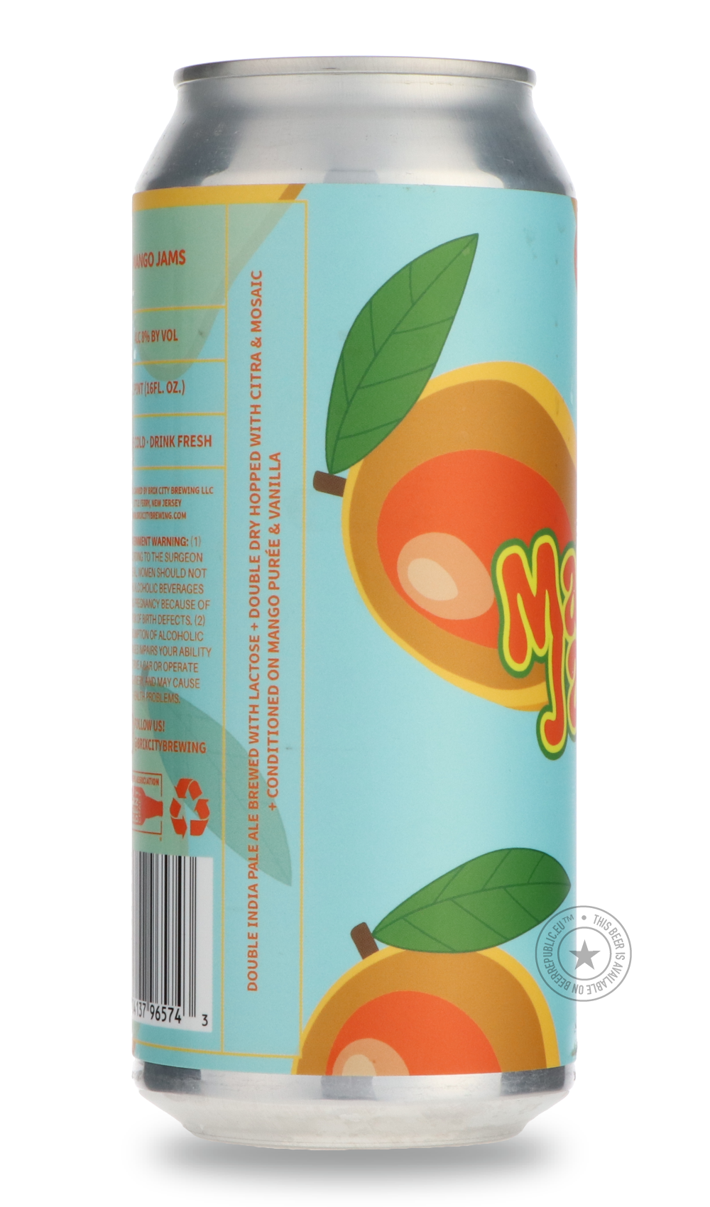 Brix City- Mango Jams-IPA- Only @ Beer Republic - The best online beer store for American & Canadian craft beer - Buy beer online from the USA and Canada - Bier online kopen - Amerikaans bier kopen - Craft beer store - Craft beer kopen - Amerikanisch bier kaufen - Bier online kaufen - Acheter biere online - IPA - Stout - Porter - New England IPA - Hazy IPA - Imperial Stout - Barrel Aged - Barrel Aged Imperial Stout - Brown - Dark beer - Blond - Blonde - Pilsner - Lager - Wheat - Weizen - Amber - Barley Wine