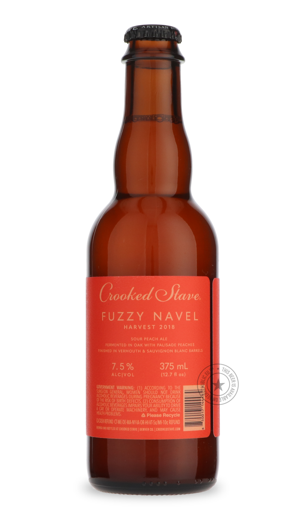 -Crooked Stave- Fuzzy Navel-Sour / Wild & Fruity- Only @ Beer Republic - The best online beer store for American & Canadian craft beer - Buy beer online from the USA and Canada - Bier online kopen - Amerikaans bier kopen - Craft beer store - Craft beer kopen - Amerikanisch bier kaufen - Bier online kaufen - Acheter biere online - IPA - Stout - Porter - New England IPA - Hazy IPA - Imperial Stout - Barrel Aged - Barrel Aged Imperial Stout - Brown - Dark beer - Blond - Blonde - Pilsner - Lager - Wheat - Weize