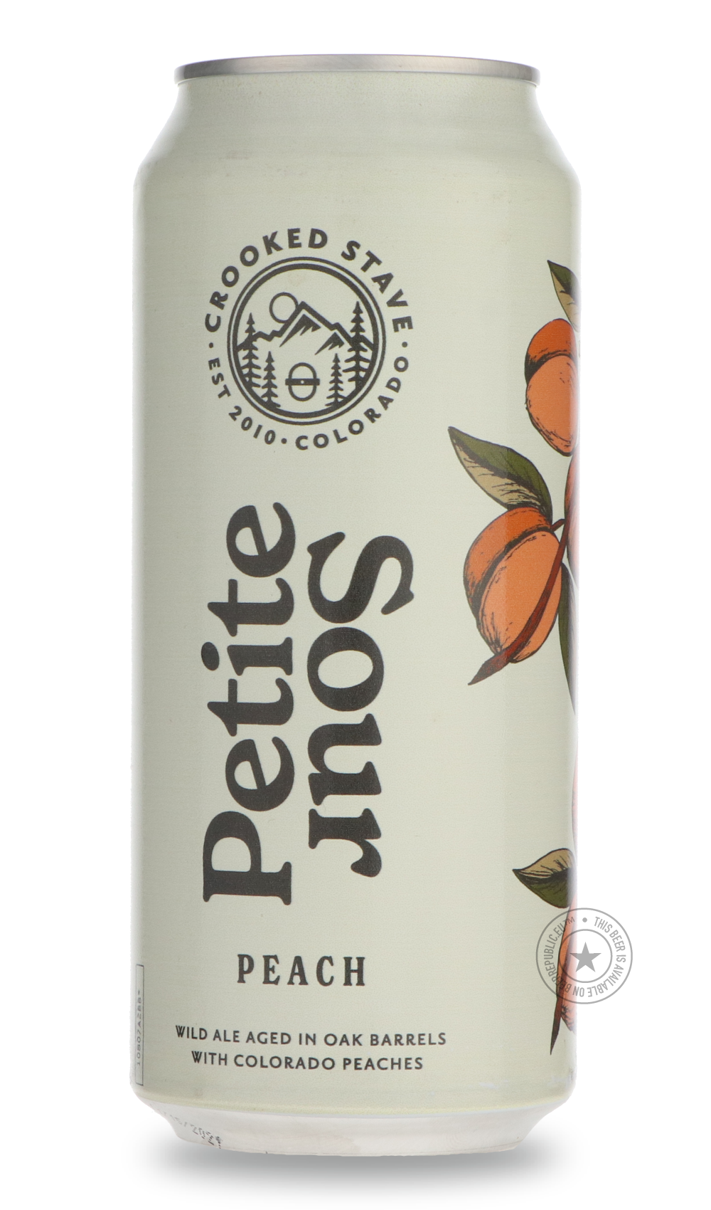 -Crooked Stave- Petite Sour Peach-Sour / Wild & Fruity- Only @ Beer Republic - The best online beer store for American & Canadian craft beer - Buy beer online from the USA and Canada - Bier online kopen - Amerikaans bier kopen - Craft beer store - Craft beer kopen - Amerikanisch bier kaufen - Bier online kaufen - Acheter biere online - IPA - Stout - Porter - New England IPA - Hazy IPA - Imperial Stout - Barrel Aged - Barrel Aged Imperial Stout - Brown - Dark beer - Blond - Blonde - Pilsner - Lager - Wheat -