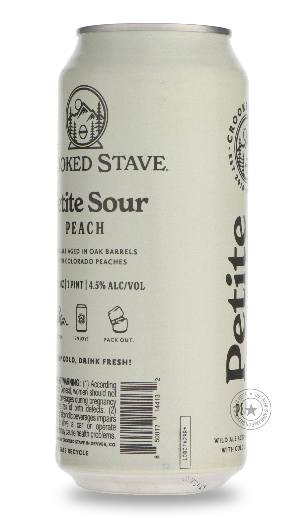 -Crooked Stave- Petite Sour Peach-Sour / Wild & Fruity- Only @ Beer Republic - The best online beer store for American & Canadian craft beer - Buy beer online from the USA and Canada - Bier online kopen - Amerikaans bier kopen - Craft beer store - Craft beer kopen - Amerikanisch bier kaufen - Bier online kaufen - Acheter biere online - IPA - Stout - Porter - New England IPA - Hazy IPA - Imperial Stout - Barrel Aged - Barrel Aged Imperial Stout - Brown - Dark beer - Blond - Blonde - Pilsner - Lager - Wheat -