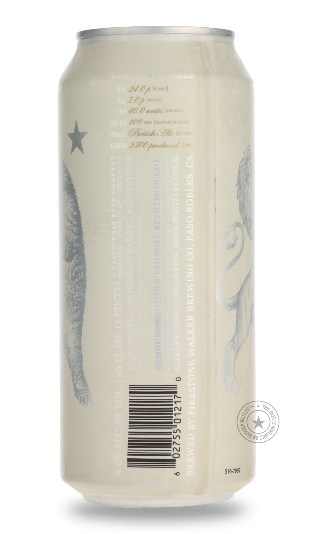 -Firestone Walker- Parabolita-Stout & Porter- Only @ Beer Republic - The best online beer store for American & Canadian craft beer - Buy beer online from the USA and Canada - Bier online kopen - Amerikaans bier kopen - Craft beer store - Craft beer kopen - Amerikanisch bier kaufen - Bier online kaufen - Acheter biere online - IPA - Stout - Porter - New England IPA - Hazy IPA - Imperial Stout - Barrel Aged - Barrel Aged Imperial Stout - Brown - Dark beer - Blond - Blonde - Pilsner - Lager - Wheat - Weizen -