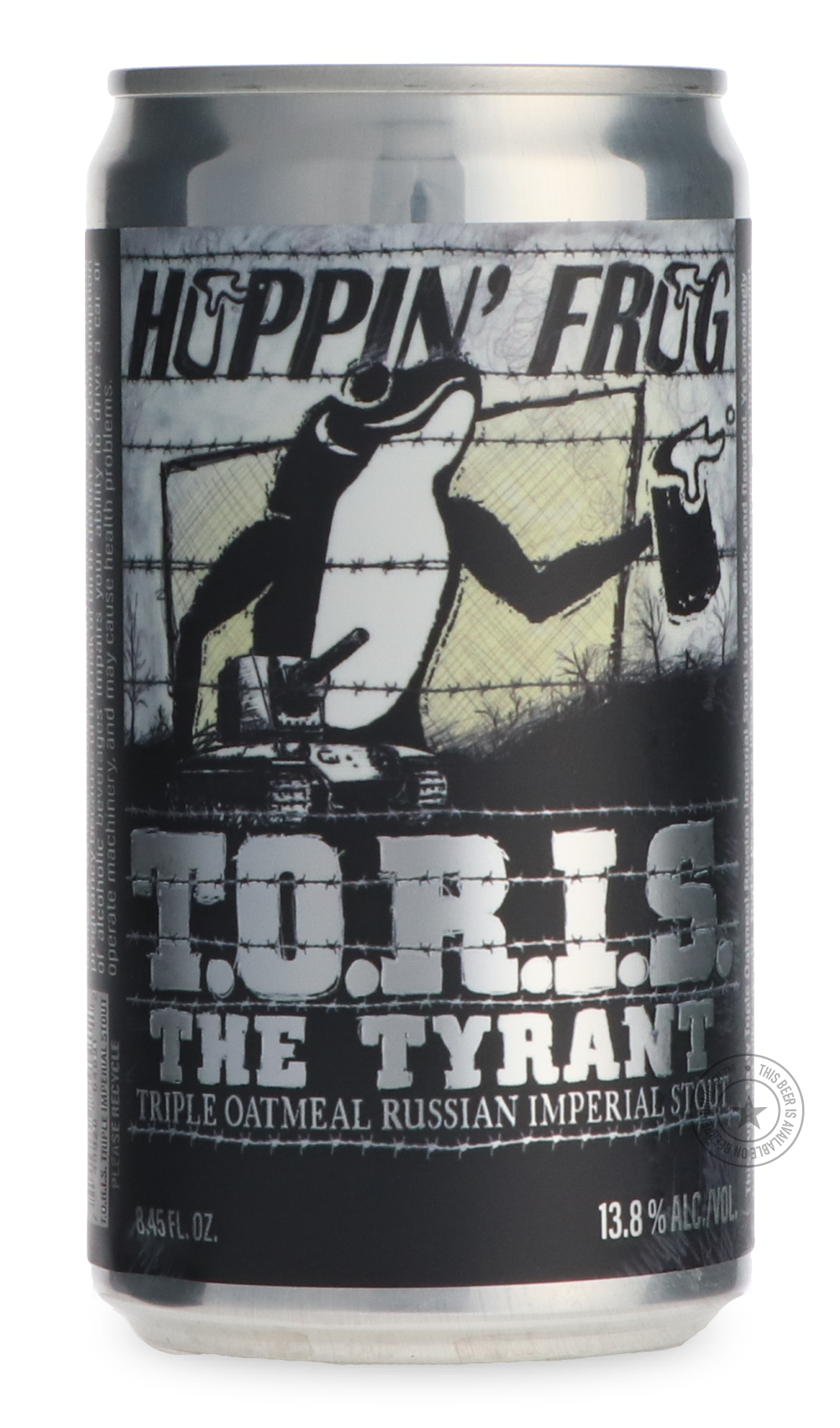 Hoppin' Frog- T.O.R.I.S. The Tyrant-Stout & Porter- Only @ Beer Republic - The best online beer store for American & Canadian craft beer - Buy beer online from the USA and Canada - Bier online kopen - Amerikaans bier kopen - Craft beer store - Craft beer kopen - Amerikanisch bier kaufen - Bier online kaufen - Acheter biere online - IPA - Stout - Porter - New England IPA - Hazy IPA - Imperial Stout - Barrel Aged - Barrel Aged Imperial Stout - Brown - Dark beer - Blond - Blonde - Pilsner - Lager - Wheat - Wei