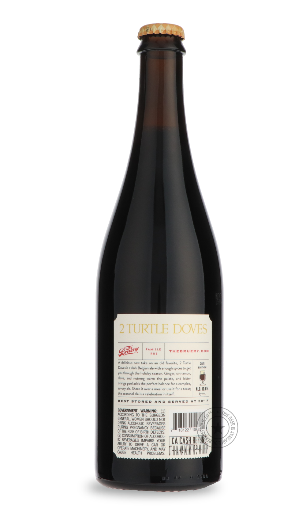 -The Bruery- 2 Turtle Doves-Brown & Dark- Only @ Beer Republic - The best online beer store for American & Canadian craft beer - Buy beer online from the USA and Canada - Bier online kopen - Amerikaans bier kopen - Craft beer store - Craft beer kopen - Amerikanisch bier kaufen - Bier online kaufen - Acheter biere online - IPA - Stout - Porter - New England IPA - Hazy IPA - Imperial Stout - Barrel Aged - Barrel Aged Imperial Stout - Brown - Dark beer - Blond - Blonde - Pilsner - Lager - Wheat - Weizen - Ambe