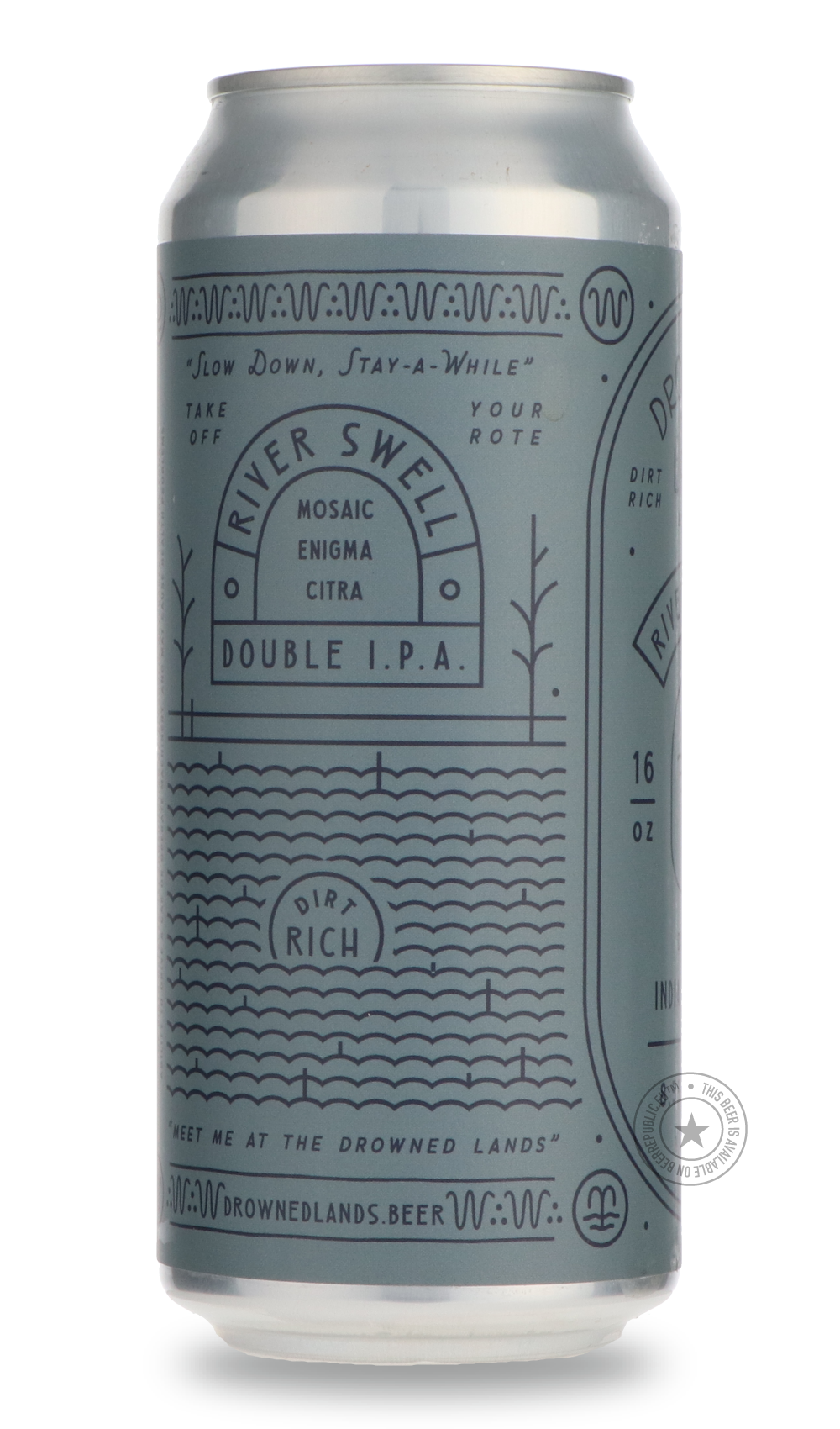 The Drowned Lands- River Swell-IPA- Only @ Beer Republic - The best online beer store for American & Canadian craft beer - Buy beer online from the USA and Canada - Bier online kopen - Amerikaans bier kopen - Craft beer store - Craft beer kopen - Amerikanisch bier kaufen - Bier online kaufen - Acheter biere online - IPA - Stout - Porter - New England IPA - Hazy IPA - Imperial Stout - Barrel Aged - Barrel Aged Imperial Stout - Brown - Dark beer - Blond - Blonde - Pilsner - Lager - Wheat - Weizen - Amber - Ba