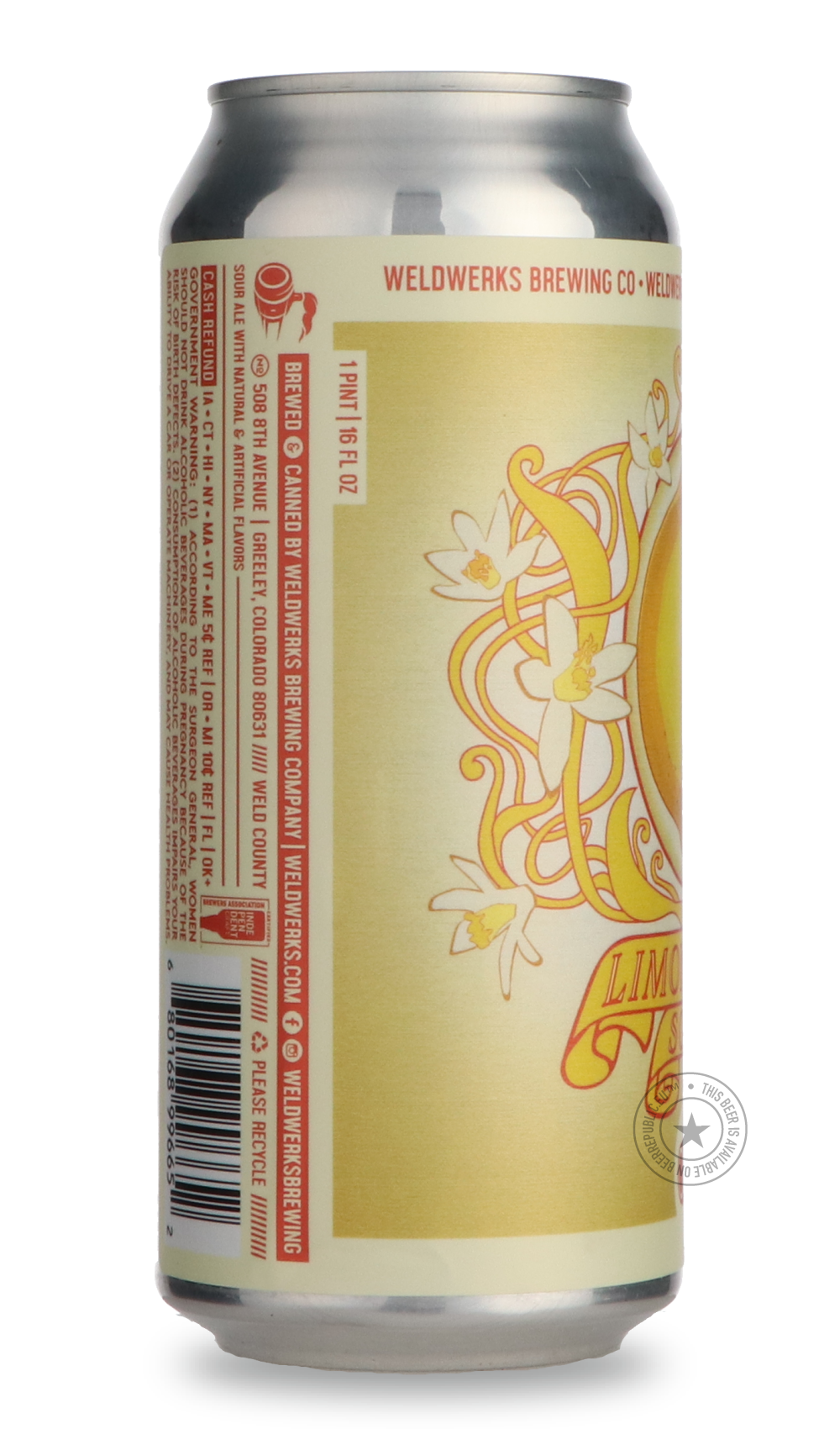 WeldWerks- Limoncello Sour-Sour / Wild & Fruity- Only @ Beer Republic - The best online beer store for American & Canadian craft beer - Buy beer online from the USA and Canada - Bier online kopen - Amerikaans bier kopen - Craft beer store - Craft beer kopen - Amerikanisch bier kaufen - Bier online kaufen - Acheter biere online - IPA - Stout - Porter - New England IPA - Hazy IPA - Imperial Stout - Barrel Aged - Barrel Aged Imperial Stout - Brown - Dark beer - Blond - Blonde - Pilsner - Lager - Wheat - Weizen