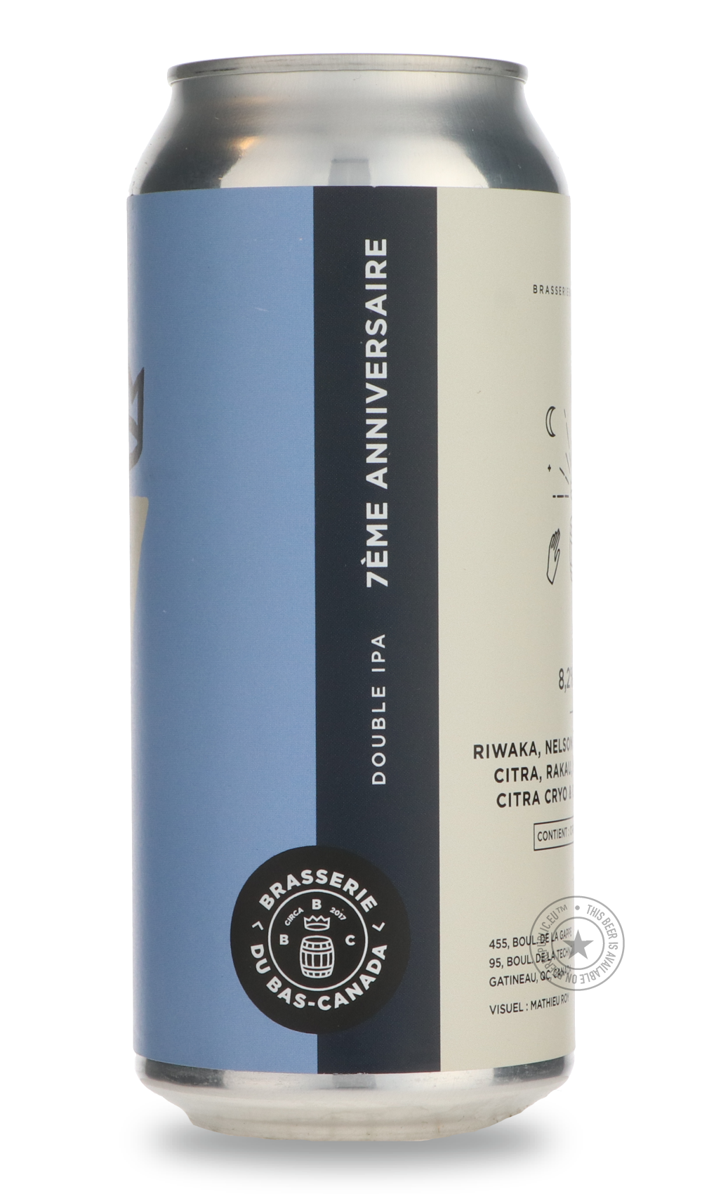 Brasserie du Bas-Canada- 7ème Anniversaire-IPA- Only @ Beer Republic - The best online beer store for American & Canadian craft beer - Buy beer online from the USA and Canada - Bier online kopen - Amerikaans bier kopen - Craft beer store - Craft beer kopen - Amerikanisch bier kaufen - Bier online kaufen - Acheter biere online - IPA - Stout - Porter - New England IPA - Hazy IPA - Imperial Stout - Barrel Aged - Barrel Aged Imperial Stout - Brown - Dark beer - Blond - Blonde - Pilsner - Lager - Wheat - Weizen 