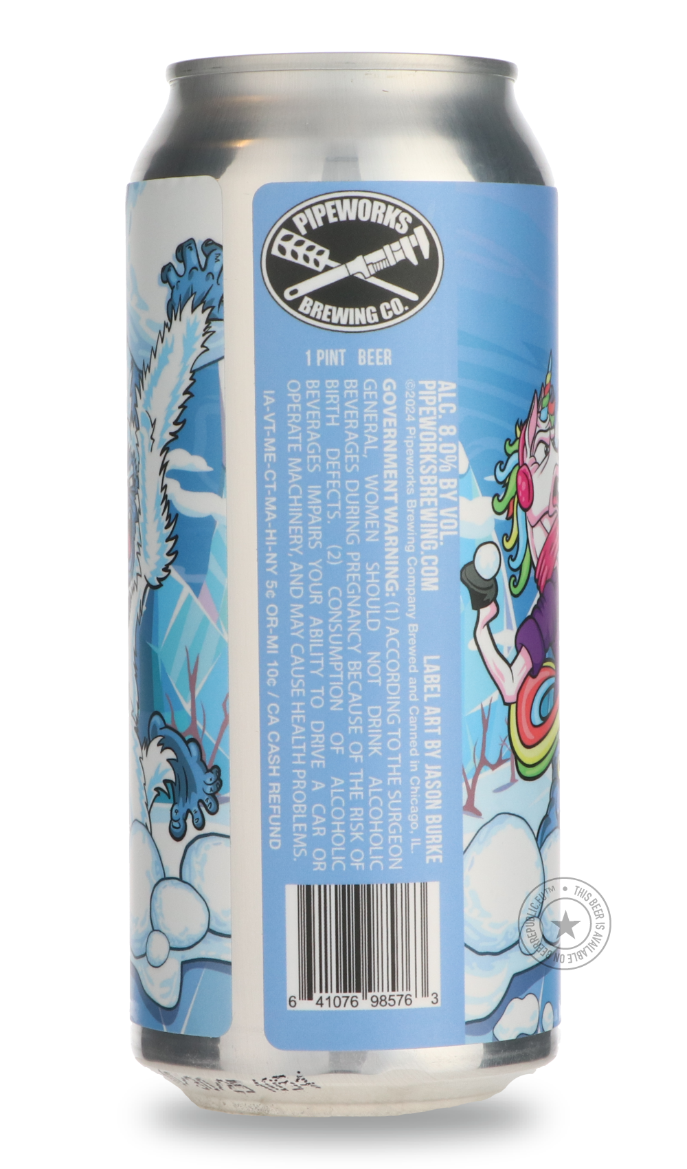 -Pipeworks- Abominable Snowman Vs Unicorn-IPA- Only @ Beer Republic - The best online beer store for American & Canadian craft beer - Buy beer online from the USA and Canada - Bier online kopen - Amerikaans bier kopen - Craft beer store - Craft beer kopen - Amerikanisch bier kaufen - Bier online kaufen - Acheter biere online - IPA - Stout - Porter - New England IPA - Hazy IPA - Imperial Stout - Barrel Aged - Barrel Aged Imperial Stout - Brown - Dark beer - Blond - Blonde - Pilsner - Lager - Wheat - Weizen -