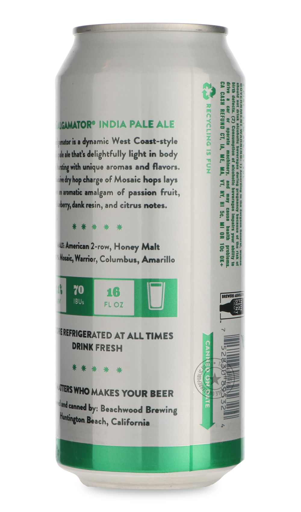 -Beachwood- Amalgamator-IPA- Only @ Beer Republic - The best online beer store for American & Canadian craft beer - Buy beer online from the USA and Canada - Bier online kopen - Amerikaans bier kopen - Craft beer store - Craft beer kopen - Amerikanisch bier kaufen - Bier online kaufen - Acheter biere online - IPA - Stout - Porter - New England IPA - Hazy IPA - Imperial Stout - Barrel Aged - Barrel Aged Imperial Stout - Brown - Dark beer - Blond - Blonde - Pilsner - Lager - Wheat - Weizen - Amber - Barley Wi