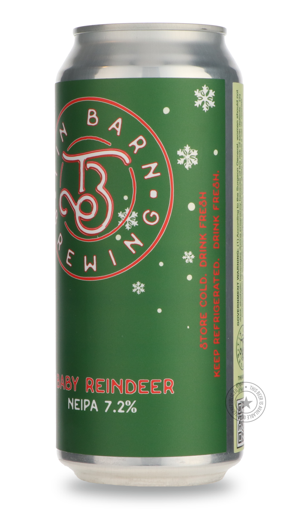 Tin Barn- Baby Reindeer-IPA- Only @ Beer Republic - The best online beer store for American & Canadian craft beer - Buy beer online from the USA and Canada - Bier online kopen - Amerikaans bier kopen - Craft beer store - Craft beer kopen - Amerikanisch bier kaufen - Bier online kaufen - Acheter biere online - IPA - Stout - Porter - New England IPA - Hazy IPA - Imperial Stout - Barrel Aged - Barrel Aged Imperial Stout - Brown - Dark beer - Blond - Blonde - Pilsner - Lager - Wheat - Weizen - Amber - Barley Wi