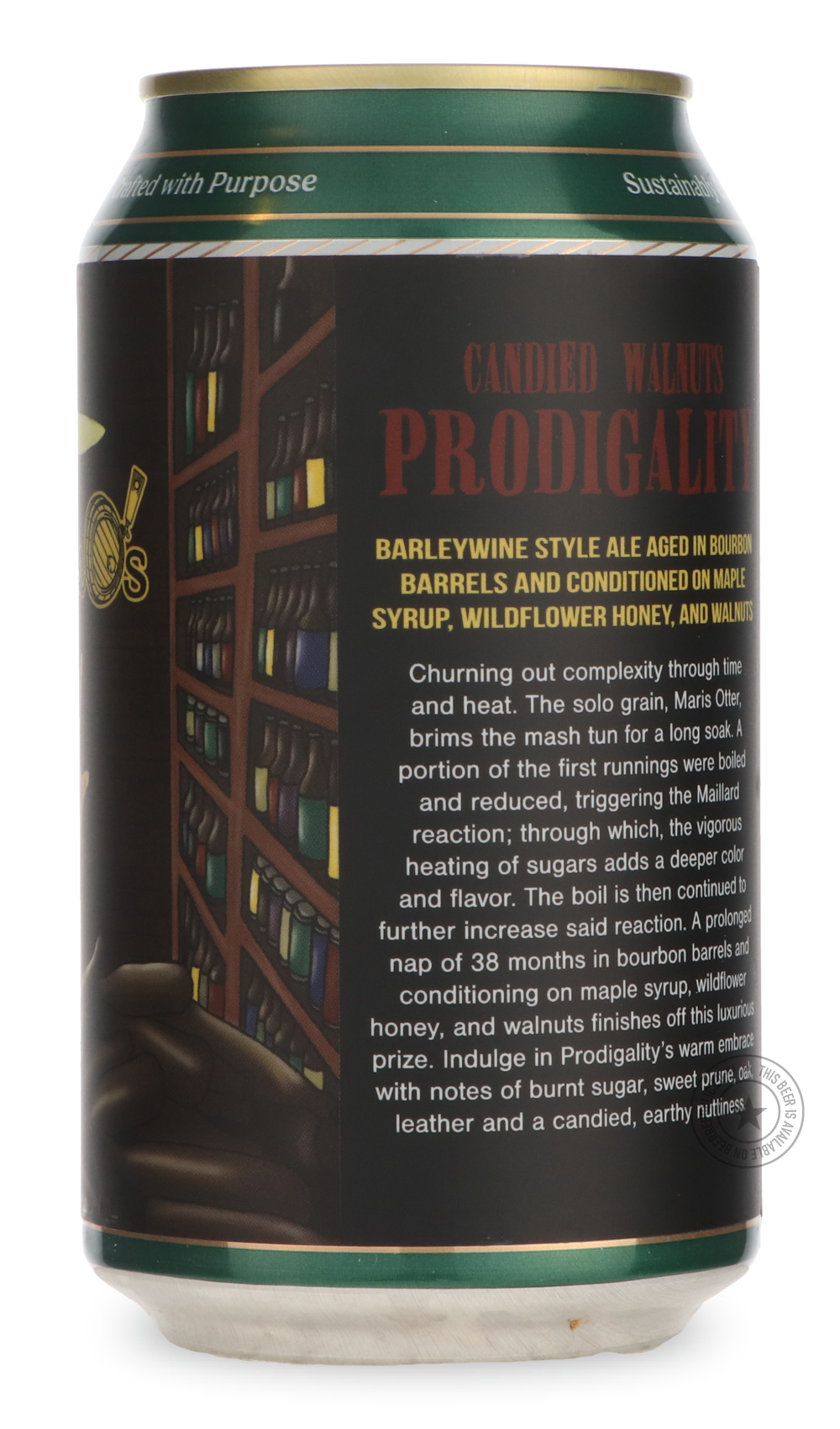 Jackie O's- Candied Walnut Prodigality-Brown & Dark- Only @ Beer Republic - The best online beer store for American & Canadian craft beer - Buy beer online from the USA and Canada - Bier online kopen - Amerikaans bier kopen - Craft beer store - Craft beer kopen - Amerikanisch bier kaufen - Bier online kaufen - Acheter biere online - IPA - Stout - Porter - New England IPA - Hazy IPA - Imperial Stout - Barrel Aged - Barrel Aged Imperial Stout - Brown - Dark beer - Blond - Blonde - Pilsner - Lager - Wheat - We