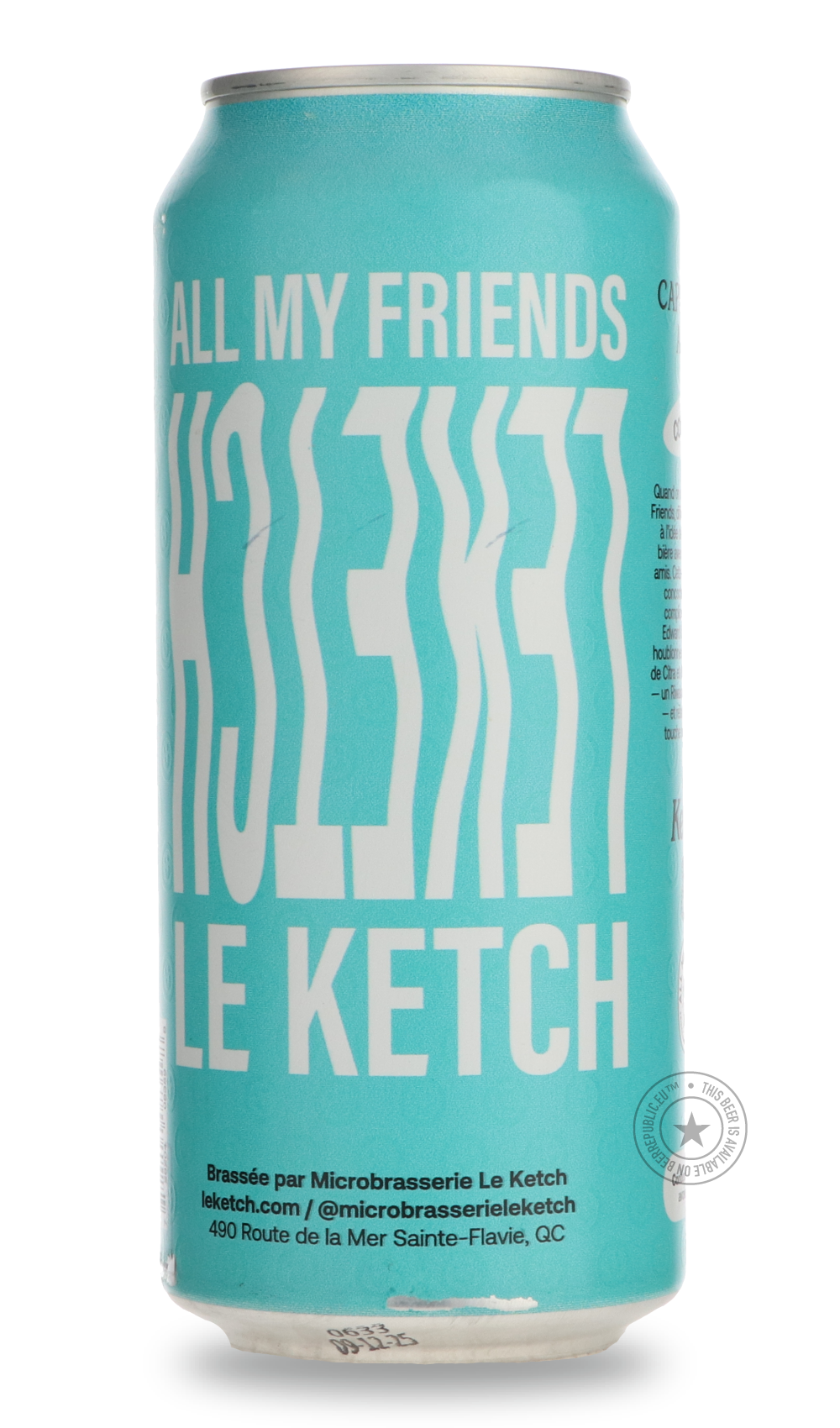 Le Ketch- Capitaine AMF / All My Friends-IPA- Only @ Beer Republic - The best online beer store for American & Canadian craft beer - Buy beer online from the USA and Canada - Bier online kopen - Amerikaans bier kopen - Craft beer store - Craft beer kopen - Amerikanisch bier kaufen - Bier online kaufen - Acheter biere online - IPA - Stout - Porter - New England IPA - Hazy IPA - Imperial Stout - Barrel Aged - Barrel Aged Imperial Stout - Brown - Dark beer - Blond - Blonde - Pilsner - Lager - Wheat - Weizen - 