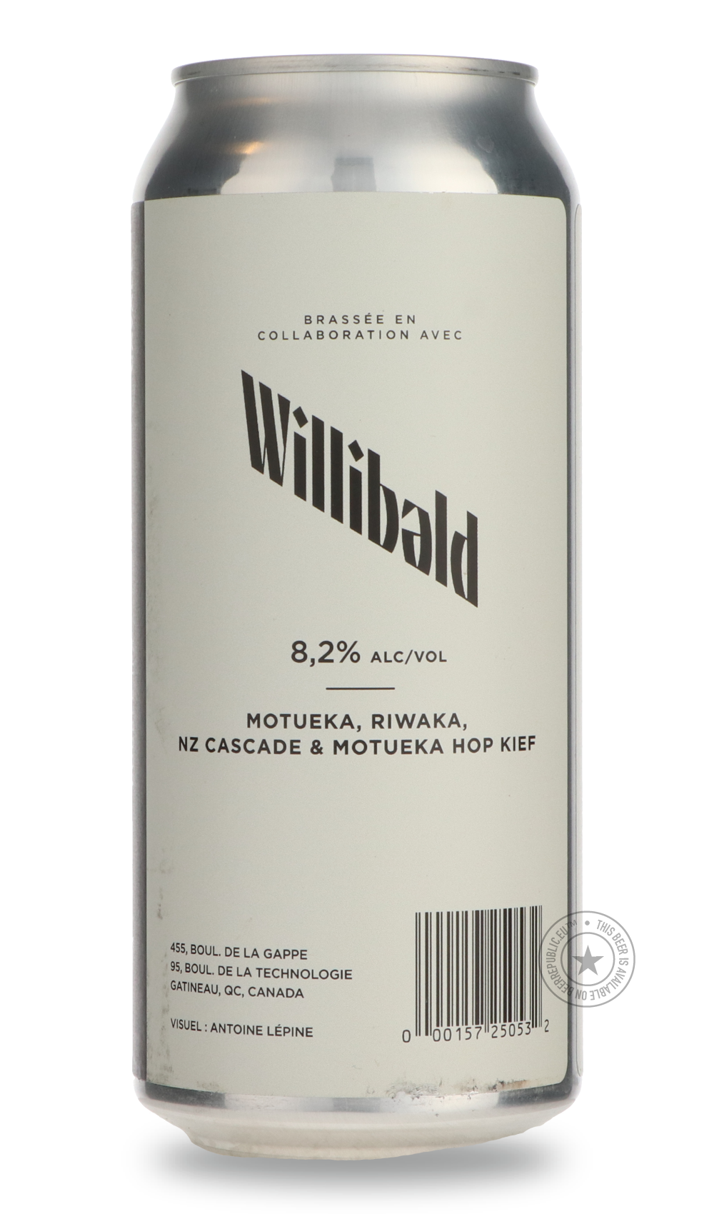 Brasserie du Bas-Canada- Cavale / Willibald Farm-IPA- Only @ Beer Republic - The best online beer store for American & Canadian craft beer - Buy beer online from the USA and Canada - Bier online kopen - Amerikaans bier kopen - Craft beer store - Craft beer kopen - Amerikanisch bier kaufen - Bier online kaufen - Acheter biere online - IPA - Stout - Porter - New England IPA - Hazy IPA - Imperial Stout - Barrel Aged - Barrel Aged Imperial Stout - Brown - Dark beer - Blond - Blonde - Pilsner - Lager - Wheat - W
