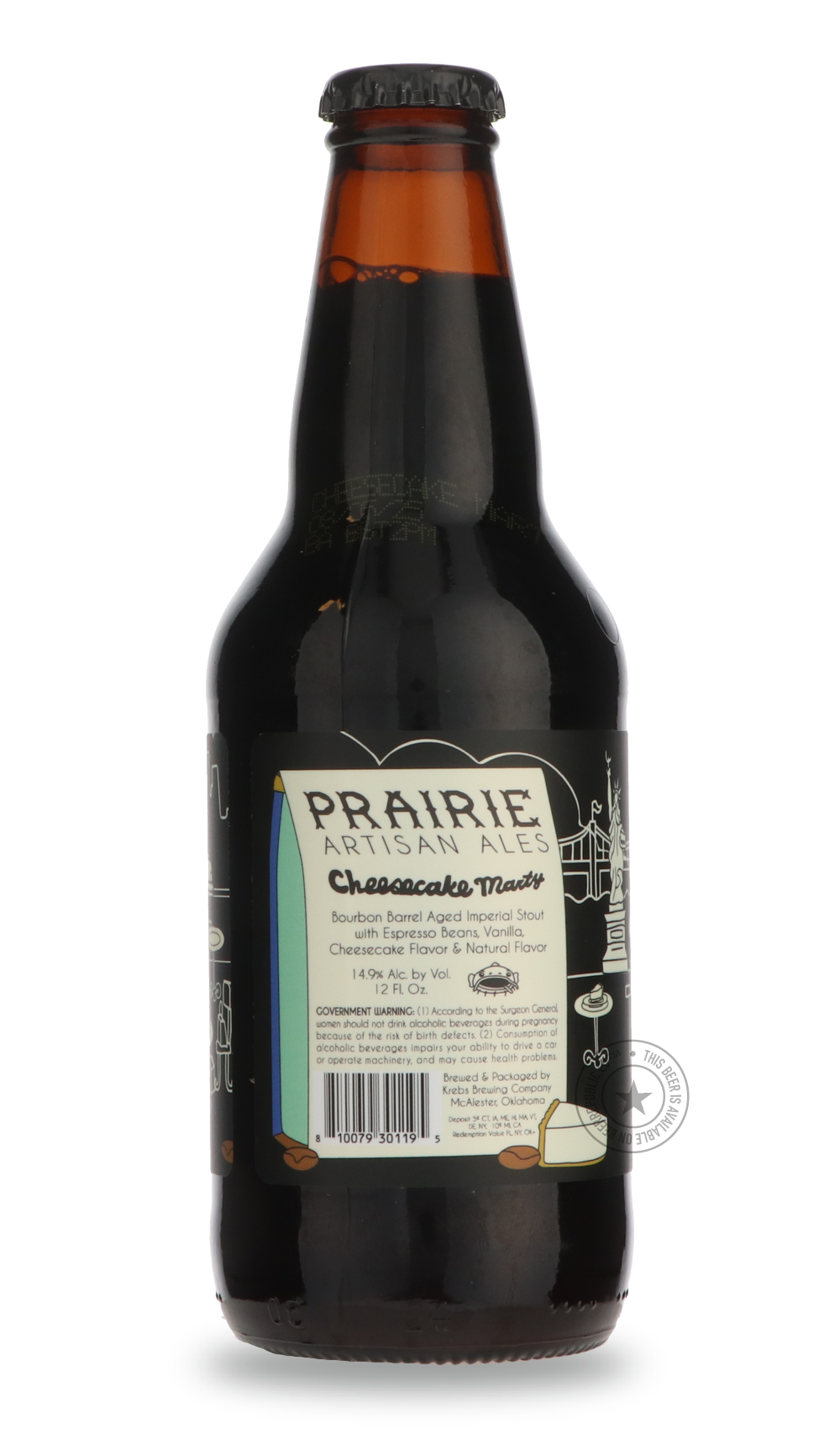 Prairie- Cheesecake Marty-Stout & Porter- Only @ Beer Republic - The best online beer store for American & Canadian craft beer - Buy beer online from the USA and Canada - Bier online kopen - Amerikaans bier kopen - Craft beer store - Craft beer kopen - Amerikanisch bier kaufen - Bier online kaufen - Acheter biere online - IPA - Stout - Porter - New England IPA - Hazy IPA - Imperial Stout - Barrel Aged - Barrel Aged Imperial Stout - Brown - Dark beer - Blond - Blonde - Pilsner - Lager - Wheat - Weizen - Ambe