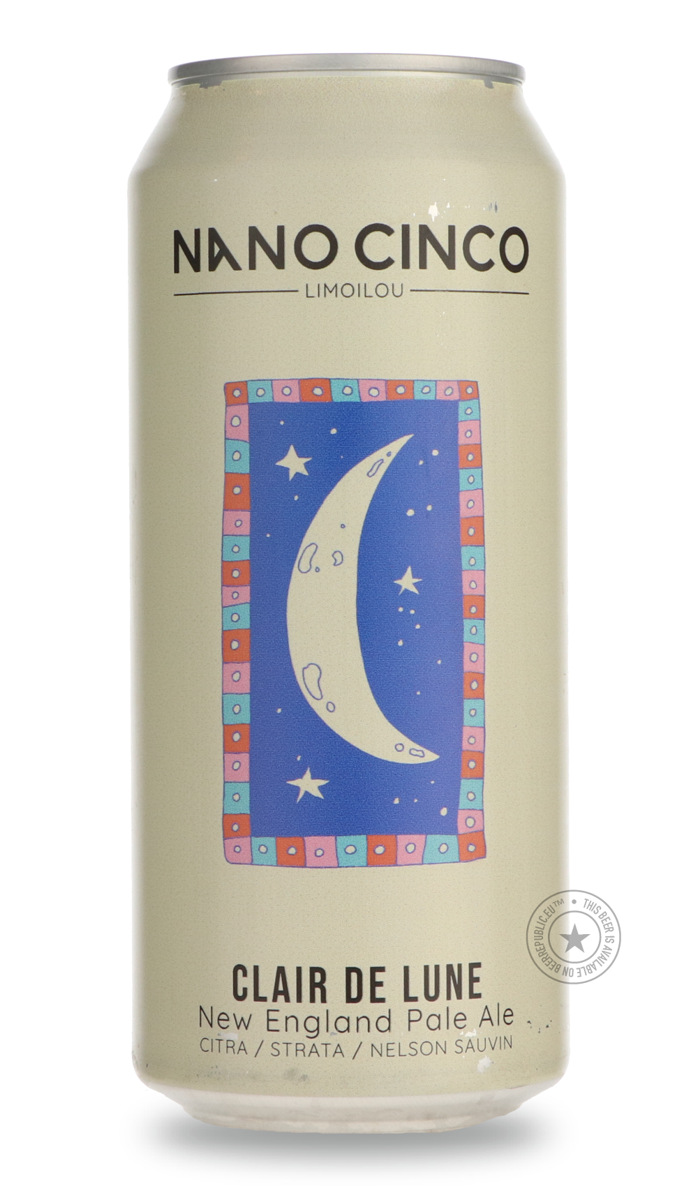 Nano Cinco- Clair De Lune-Pale- Only @ Beer Republic - The best online beer store for American & Canadian craft beer - Buy beer online from the USA and Canada - Bier online kopen - Amerikaans bier kopen - Craft beer store - Craft beer kopen - Amerikanisch bier kaufen - Bier online kaufen - Acheter biere online - IPA - Stout - Porter - New England IPA - Hazy IPA - Imperial Stout - Barrel Aged - Barrel Aged Imperial Stout - Brown - Dark beer - Blond - Blonde - Pilsner - Lager - Wheat - Weizen - Amber - Barley