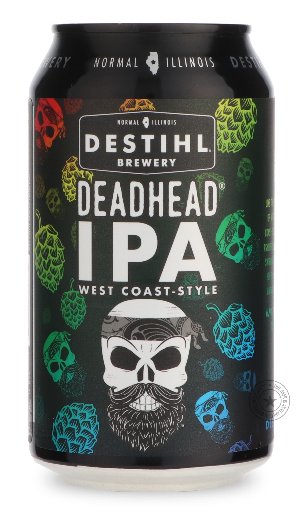 Destihl- Deadhead IPA (West Coast-Style)-IPA- Only @ Beer Republic - The best online beer store for American & Canadian craft beer - Buy beer online from the USA and Canada - Bier online kopen - Amerikaans bier kopen - Craft beer store - Craft beer kopen - Amerikanisch bier kaufen - Bier online kaufen - Acheter biere online - IPA - Stout - Porter - New England IPA - Hazy IPA - Imperial Stout - Barrel Aged - Barrel Aged Imperial Stout - Brown - Dark beer - Blond - Blonde - Pilsner - Lager - Wheat - Weizen - 