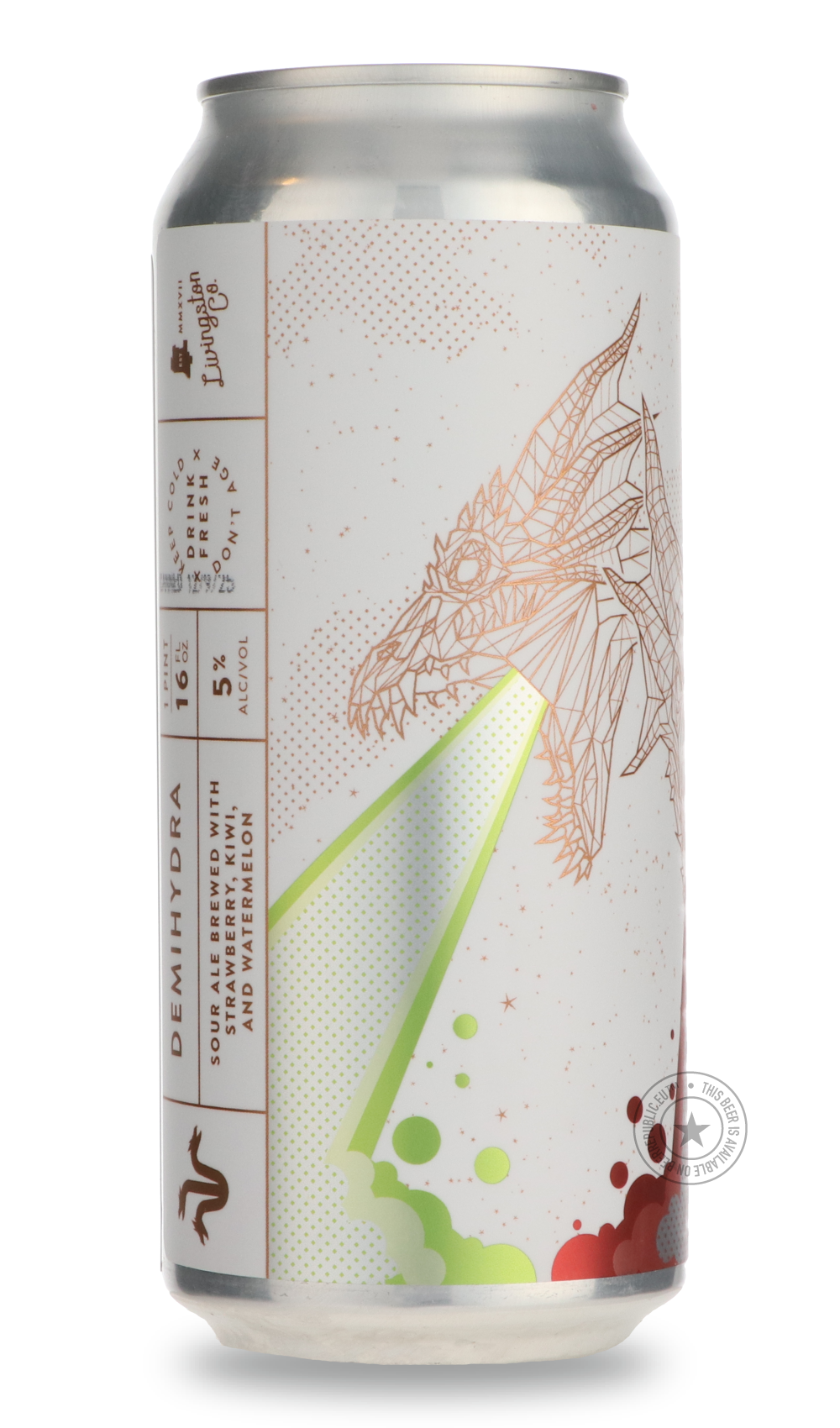 Mortalis- DemiHydra | Strawberry + Kiwi + Watermelon-Sour / Wild & Fruity- Only @ Beer Republic - The best online beer store for American & Canadian craft beer - Buy beer online from the USA and Canada - Bier online kopen - Amerikaans bier kopen - Craft beer store - Craft beer kopen - Amerikanisch bier kaufen - Bier online kaufen - Acheter biere online - IPA - Stout - Porter - New England IPA - Hazy IPA - Imperial Stout - Barrel Aged - Barrel Aged Imperial Stout - Brown - Dark beer - Blond - Blonde - Pilsne