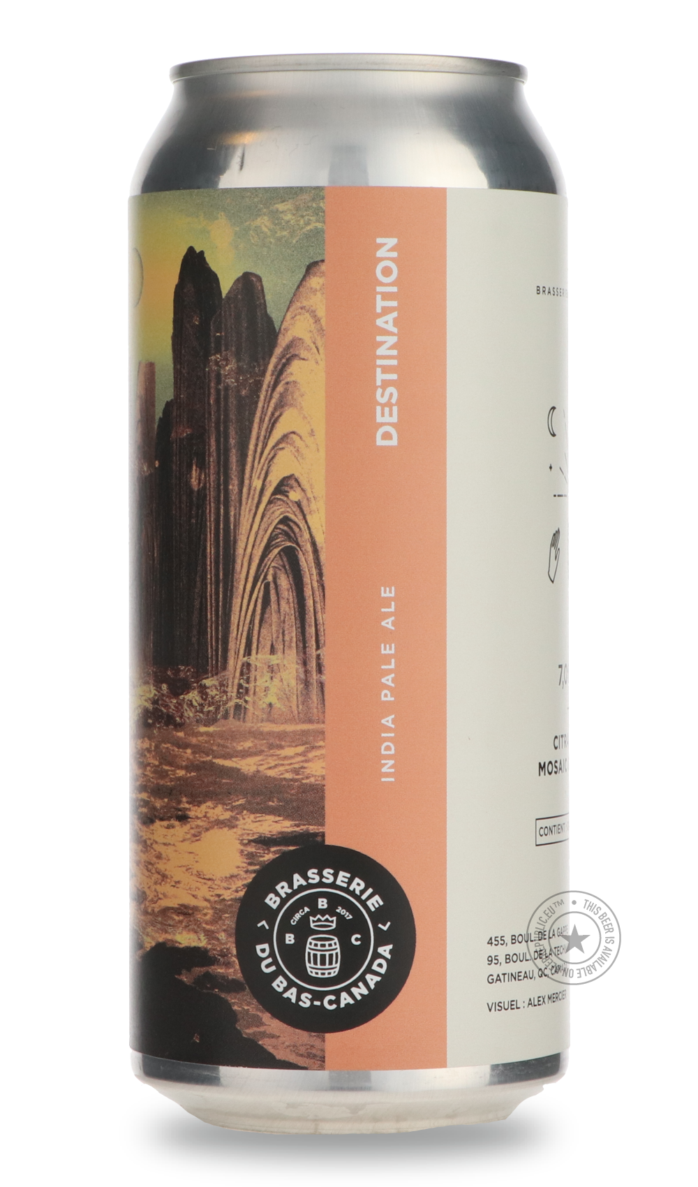 -Brasserie du Bas-Canada- Destination-IPA- Only @ Beer Republic - The best online beer store for American & Canadian craft beer - Buy beer online from the USA and Canada - Bier online kopen - Amerikaans bier kopen - Craft beer store - Craft beer kopen - Amerikanisch bier kaufen - Bier online kaufen - Acheter biere online - IPA - Stout - Porter - New England IPA - Hazy IPA - Imperial Stout - Barrel Aged - Barrel Aged Imperial Stout - Brown - Dark beer - Blond - Blonde - Pilsner - Lager - Wheat - Weizen - Amb