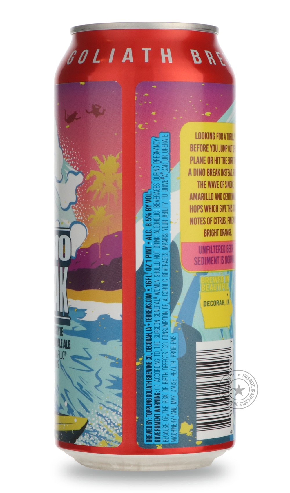 -Toppling Goliath- Dino Break-IPA- Only @ Beer Republic - The best online beer store for American & Canadian craft beer - Buy beer online from the USA and Canada - Bier online kopen - Amerikaans bier kopen - Craft beer store - Craft beer kopen - Amerikanisch bier kaufen - Bier online kaufen - Acheter biere online - IPA - Stout - Porter - New England IPA - Hazy IPA - Imperial Stout - Barrel Aged - Barrel Aged Imperial Stout - Brown - Dark beer - Blond - Blonde - Pilsner - Lager - Wheat - Weizen - Amber - Bar