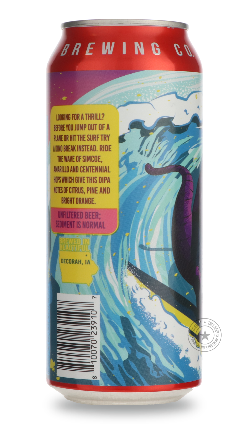 -Toppling Goliath- Dino Break-IPA- Only @ Beer Republic - The best online beer store for American & Canadian craft beer - Buy beer online from the USA and Canada - Bier online kopen - Amerikaans bier kopen - Craft beer store - Craft beer kopen - Amerikanisch bier kaufen - Bier online kaufen - Acheter biere online - IPA - Stout - Porter - New England IPA - Hazy IPA - Imperial Stout - Barrel Aged - Barrel Aged Imperial Stout - Brown - Dark beer - Blond - Blonde - Pilsner - Lager - Wheat - Weizen - Amber - Bar