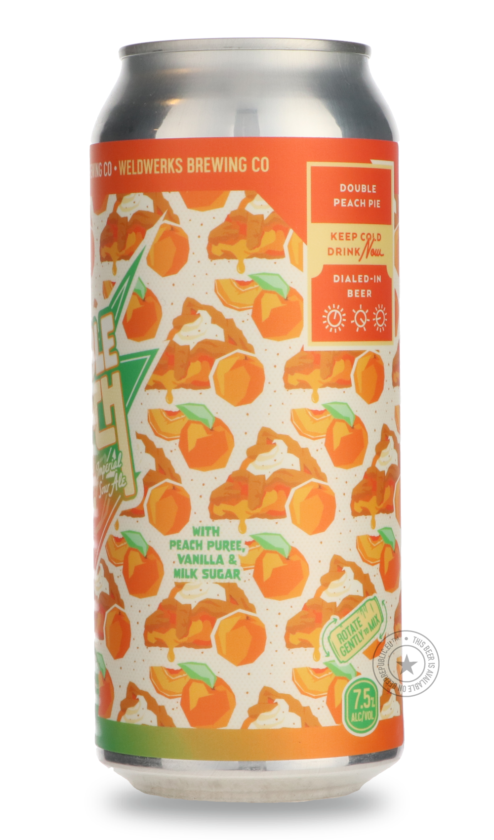 -WeldWerks- Double Peach Pie-Sour / Wild & Fruity- Only @ Beer Republic - The best online beer store for American & Canadian craft beer - Buy beer online from the USA and Canada - Bier online kopen - Amerikaans bier kopen - Craft beer store - Craft beer kopen - Amerikanisch bier kaufen - Bier online kaufen - Acheter biere online - IPA - Stout - Porter - New England IPA - Hazy IPA - Imperial Stout - Barrel Aged - Barrel Aged Imperial Stout - Brown - Dark beer - Blond - Blonde - Pilsner - Lager - Wheat - Weiz