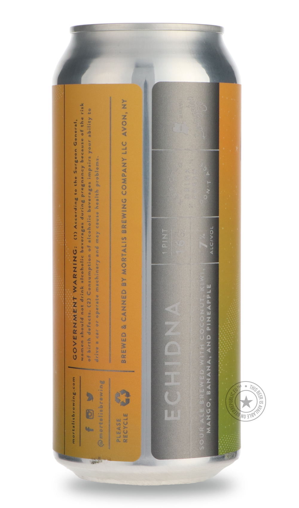 -Mortalis- Echidna-Sour / Wild & Fruity- Only @ Beer Republic - The best online beer store for American & Canadian craft beer - Buy beer online from the USA and Canada - Bier online kopen - Amerikaans bier kopen - Craft beer store - Craft beer kopen - Amerikanisch bier kaufen - Bier online kaufen - Acheter biere online - IPA - Stout - Porter - New England IPA - Hazy IPA - Imperial Stout - Barrel Aged - Barrel Aged Imperial Stout - Brown - Dark beer - Blond - Blonde - Pilsner - Lager - Wheat - Weizen - Amber