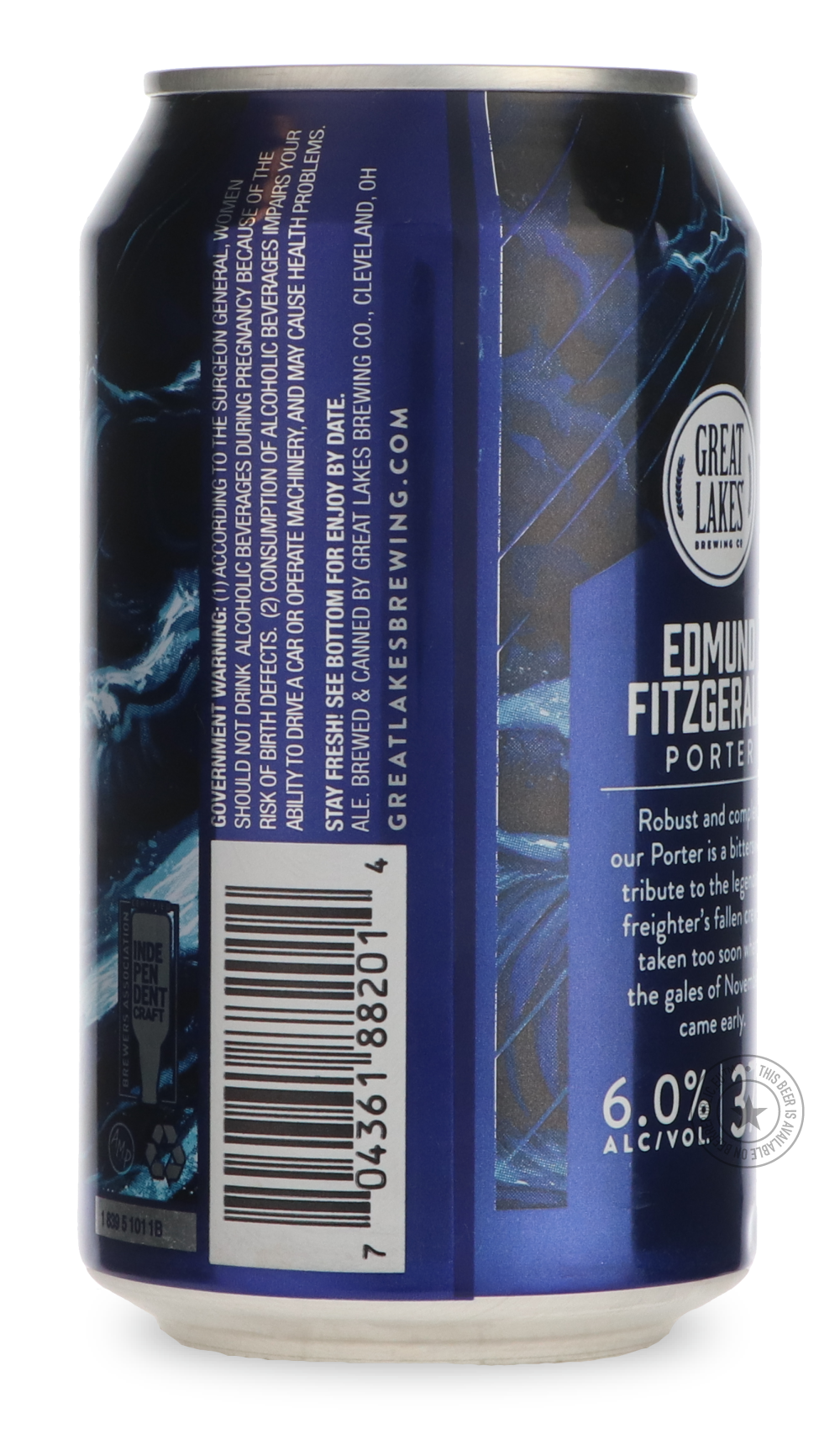 -Great Lakes- Edmund Fitzgerald Porter-Stout & Porter- Only @ Beer Republic - The best online beer store for American & Canadian craft beer - Buy beer online from the USA and Canada - Bier online kopen - Amerikaans bier kopen - Craft beer store - Craft beer kopen - Amerikanisch bier kaufen - Bier online kaufen - Acheter biere online - IPA - Stout - Porter - New England IPA - Hazy IPA - Imperial Stout - Barrel Aged - Barrel Aged Imperial Stout - Brown - Dark beer - Blond - Blonde - Pilsner - Lager - Wheat - 