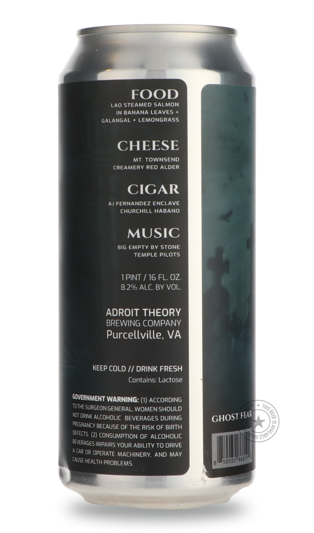 -Adroit Theory- Elegy [Fear Edition] (Ghost 1465)-IPA- Only @ Beer Republic - The best online beer store for American & Canadian craft beer - Buy beer online from the USA and Canada - Bier online kopen - Amerikaans bier kopen - Craft beer store - Craft beer kopen - Amerikanisch bier kaufen - Bier online kaufen - Acheter biere online - IPA - Stout - Porter - New England IPA - Hazy IPA - Imperial Stout - Barrel Aged - Barrel Aged Imperial Stout - Brown - Dark beer - Blond - Blonde - Pilsner - Lager - Wheat - 