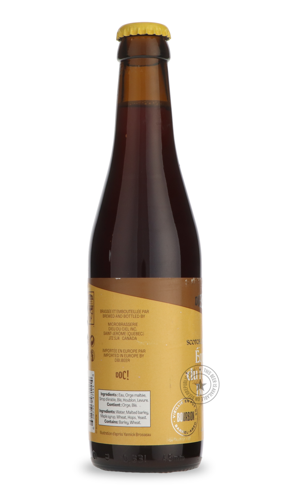 Dieu du Ciel- Équinoxe du Printemps Bourbon-Brown & Dark- Only @ Beer Republic - The best online beer store for American & Canadian craft beer - Buy beer online from the USA and Canada - Bier online kopen - Amerikaans bier kopen - Craft beer store - Craft beer kopen - Amerikanisch bier kaufen - Bier online kaufen - Acheter biere online - IPA - Stout - Porter - New England IPA - Hazy IPA - Imperial Stout - Barrel Aged - Barrel Aged Imperial Stout - Brown - Dark beer - Blond - Blonde - Pilsner - Lager - Wheat