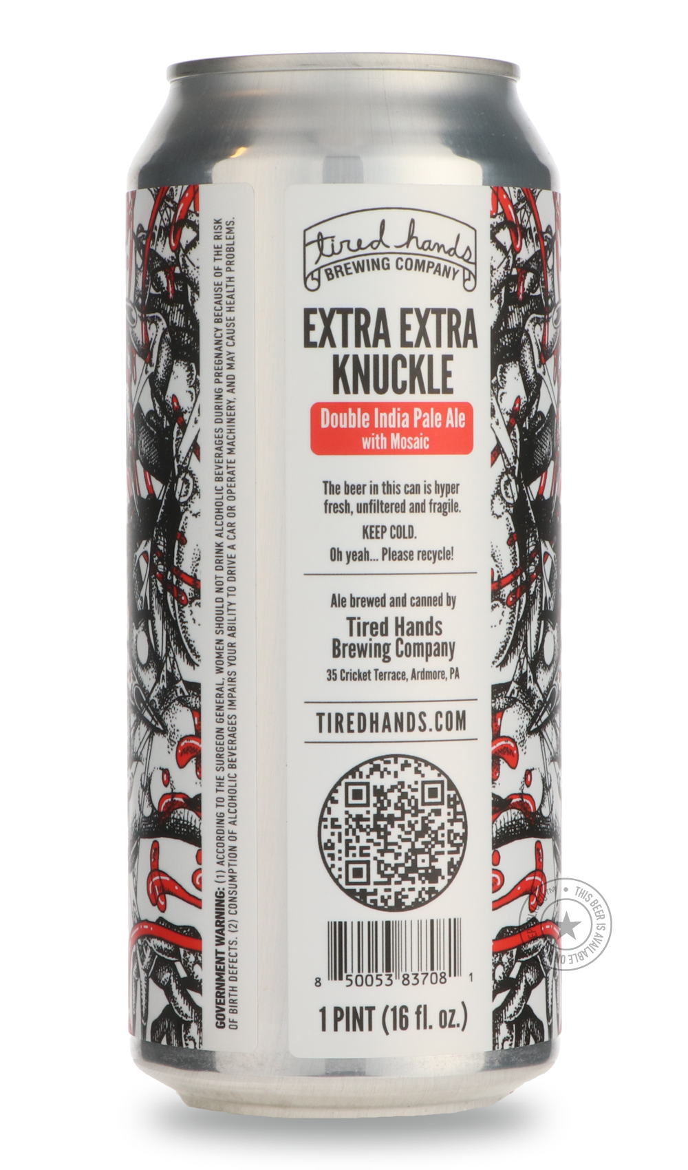 -Tired Hands- Extra Extra Knuckle-IPA- Only @ Beer Republic - The best online beer store for American & Canadian craft beer - Buy beer online from the USA and Canada - Bier online kopen - Amerikaans bier kopen - Craft beer store - Craft beer kopen - Amerikanisch bier kaufen - Bier online kaufen - Acheter biere online - IPA - Stout - Porter - New England IPA - Hazy IPA - Imperial Stout - Barrel Aged - Barrel Aged Imperial Stout - Brown - Dark beer - Blond - Blonde - Pilsner - Lager - Wheat - Weizen - Amber -