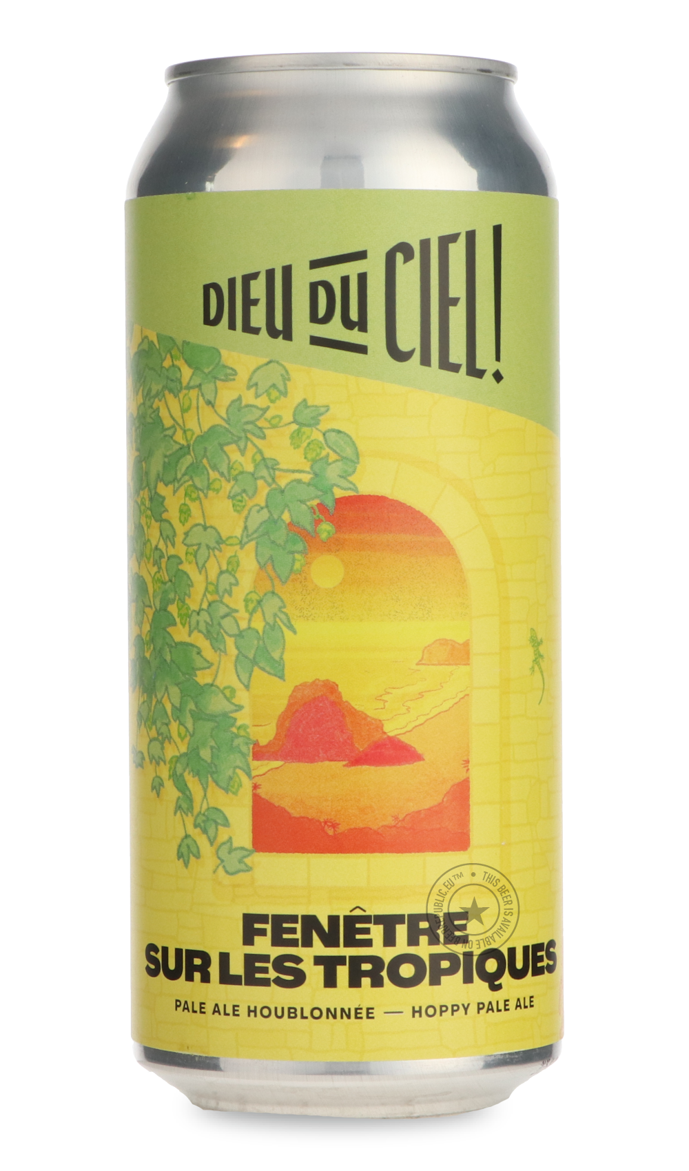 Dieu du Ciel- Fenêtre sur les Tropiques-Pale- Only @ Beer Republic - The best online beer store for American & Canadian craft beer - Buy beer online from the USA and Canada - Bier online kopen - Amerikaans bier kopen - Craft beer store - Craft beer kopen - Amerikanisch bier kaufen - Bier online kaufen - Acheter biere online - IPA - Stout - Porter - New England IPA - Hazy IPA - Imperial Stout - Barrel Aged - Barrel Aged Imperial Stout - Brown - Dark beer - Blond - Blonde - Pilsner - Lager - Wheat - Weizen - 