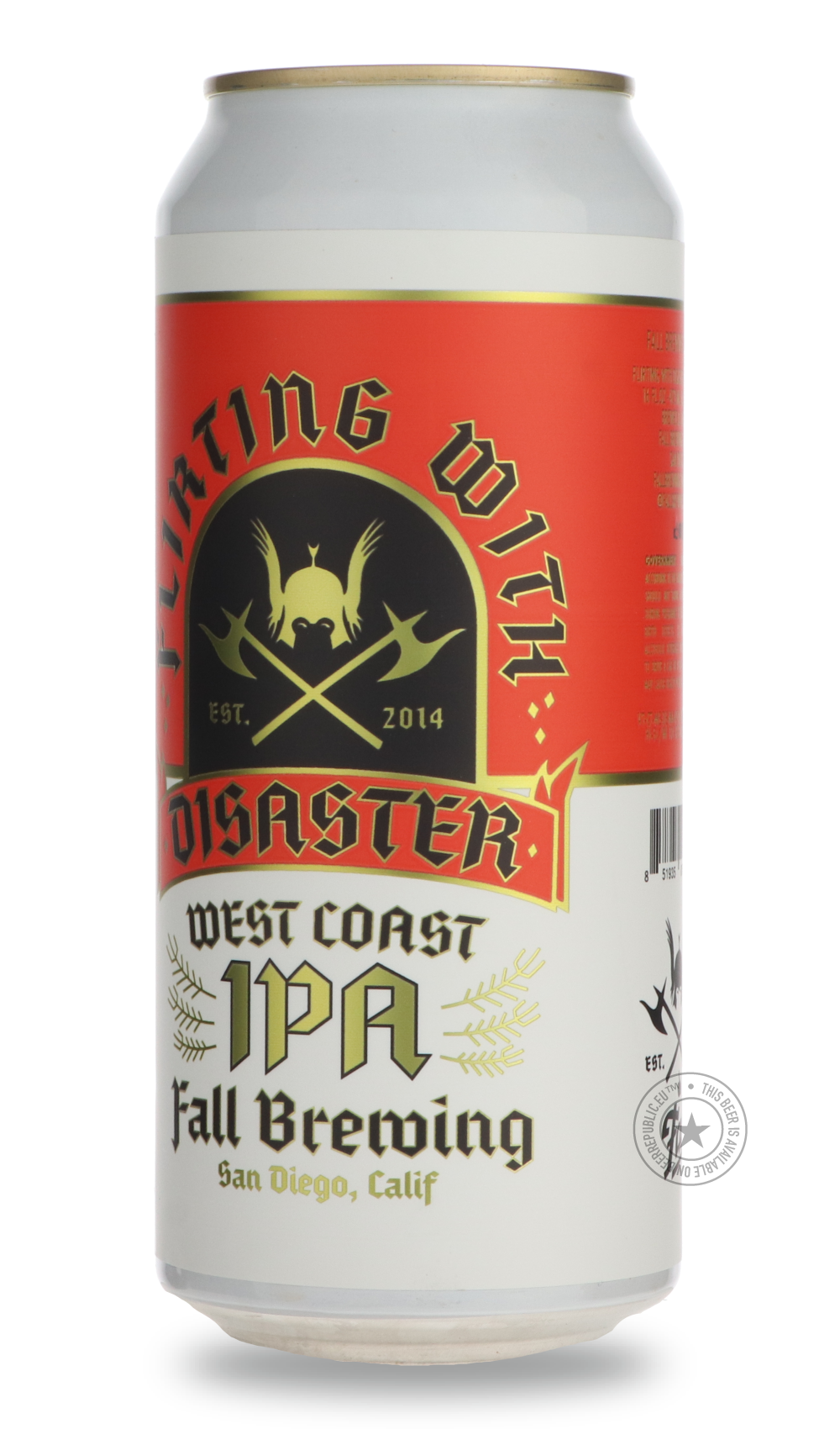-Fall Brewing- Flirting With Disaster-IPA- Only @ Beer Republic - The best online beer store for American & Canadian craft beer - Buy beer online from the USA and Canada - Bier online kopen - Amerikaans bier kopen - Craft beer store - Craft beer kopen - Amerikanisch bier kaufen - Bier online kaufen - Acheter biere online - IPA - Stout - Porter - New England IPA - Hazy IPA - Imperial Stout - Barrel Aged - Barrel Aged Imperial Stout - Brown - Dark beer - Blond - Blonde - Pilsner - Lager - Wheat - Weizen - Amb