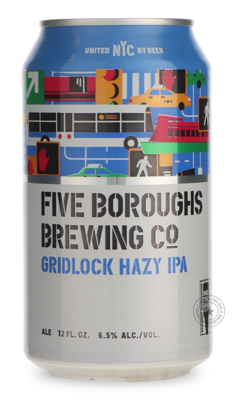 -Five Boroughs- Gridlock-IPA- Only @ Beer Republic - The best online beer store for American & Canadian craft beer - Buy beer online from the USA and Canada - Bier online kopen - Amerikaans bier kopen - Craft beer store - Craft beer kopen - Amerikanisch bier kaufen - Bier online kaufen - Acheter biere online - IPA - Stout - Porter - New England IPA - Hazy IPA - Imperial Stout - Barrel Aged - Barrel Aged Imperial Stout - Brown - Dark beer - Blond - Blonde - Pilsner - Lager - Wheat - Weizen - Amber - Barley W