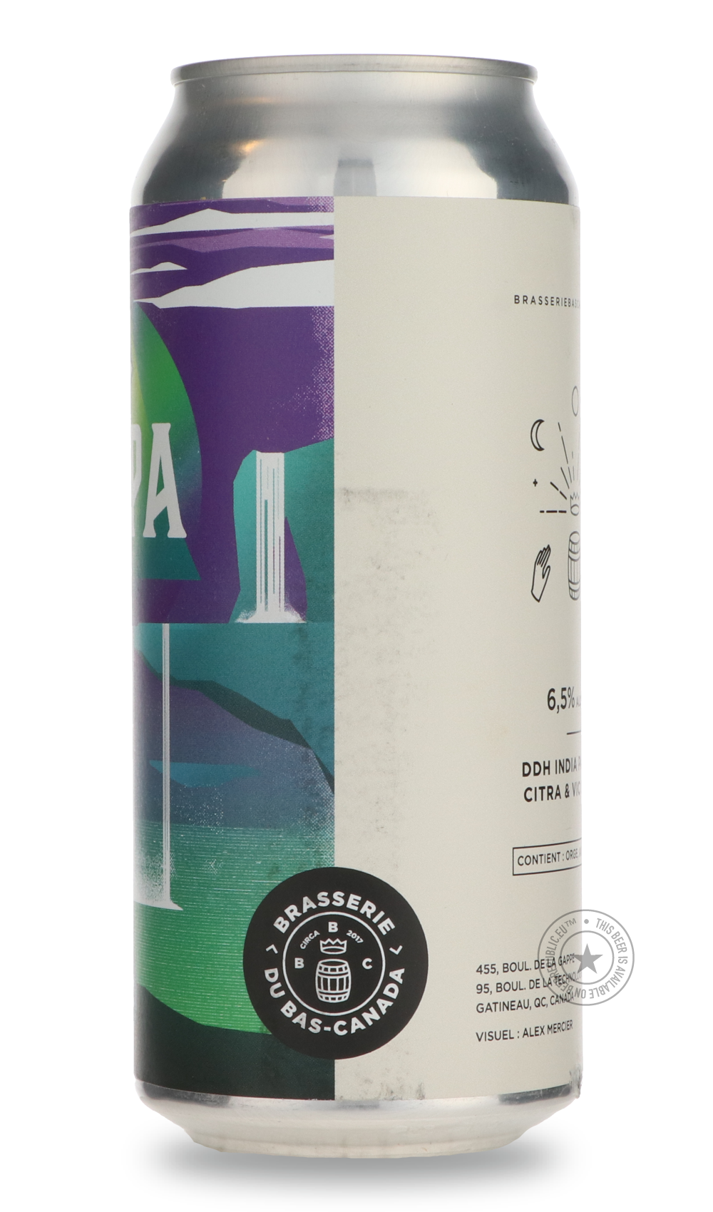 Brasserie du Bas-Canada- HYPA #9-IPA- Only @ Beer Republic - The best online beer store for American & Canadian craft beer - Buy beer online from the USA and Canada - Bier online kopen - Amerikaans bier kopen - Craft beer store - Craft beer kopen - Amerikanisch bier kaufen - Bier online kaufen - Acheter biere online - IPA - Stout - Porter - New England IPA - Hazy IPA - Imperial Stout - Barrel Aged - Barrel Aged Imperial Stout - Brown - Dark beer - Blond - Blonde - Pilsner - Lager - Wheat - Weizen - Amber - 