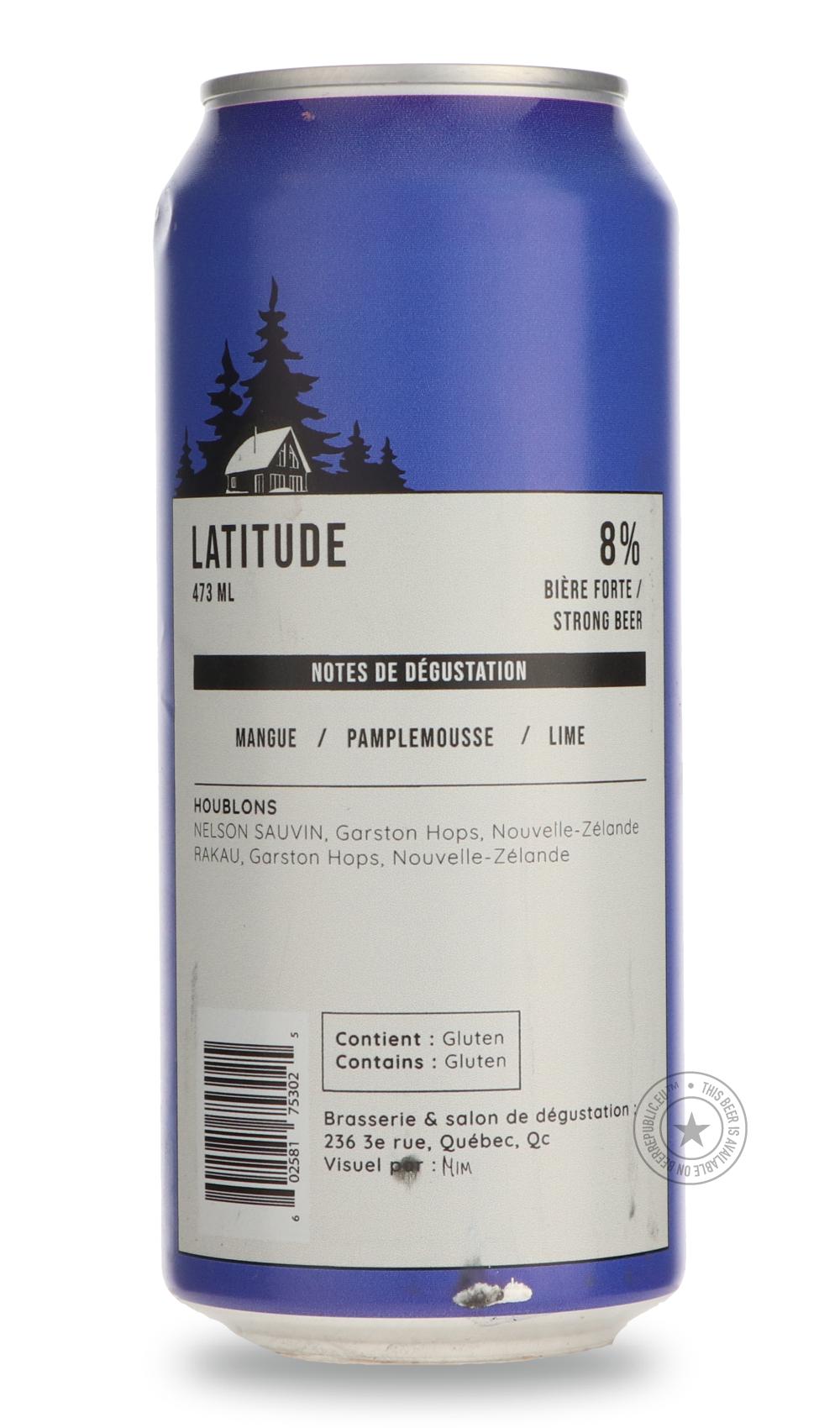 Nano Cinco- Latitude-IPA- Only @ Beer Republic - The best online beer store for American & Canadian craft beer - Buy beer online from the USA and Canada - Bier online kopen - Amerikaans bier kopen - Craft beer store - Craft beer kopen - Amerikanisch bier kaufen - Bier online kaufen - Acheter biere online - IPA - Stout - Porter - New England IPA - Hazy IPA - Imperial Stout - Barrel Aged - Barrel Aged Imperial Stout - Brown - Dark beer - Blond - Blonde - Pilsner - Lager - Wheat - Weizen - Amber - Barley Wine 