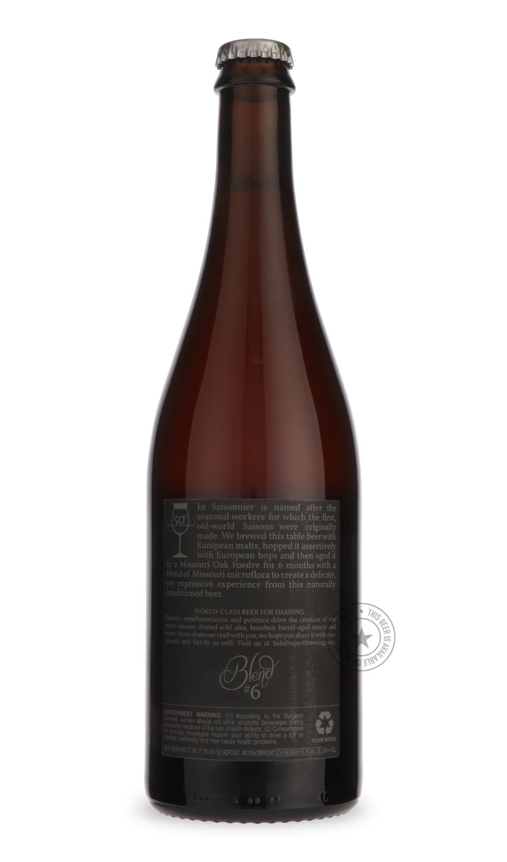 -Side Project- Le Saisonnier (Blend #6)-Sour / Wild & Fruity- Only @ Beer Republic - The best online beer store for American & Canadian craft beer - Buy beer online from the USA and Canada - Bier online kopen - Amerikaans bier kopen - Craft beer store - Craft beer kopen - Amerikanisch bier kaufen - Bier online kaufen - Acheter biere online - IPA - Stout - Porter - New England IPA - Hazy IPA - Imperial Stout - Barrel Aged - Barrel Aged Imperial Stout - Brown - Dark beer - Blond - Blonde - Pilsner - Lager - W