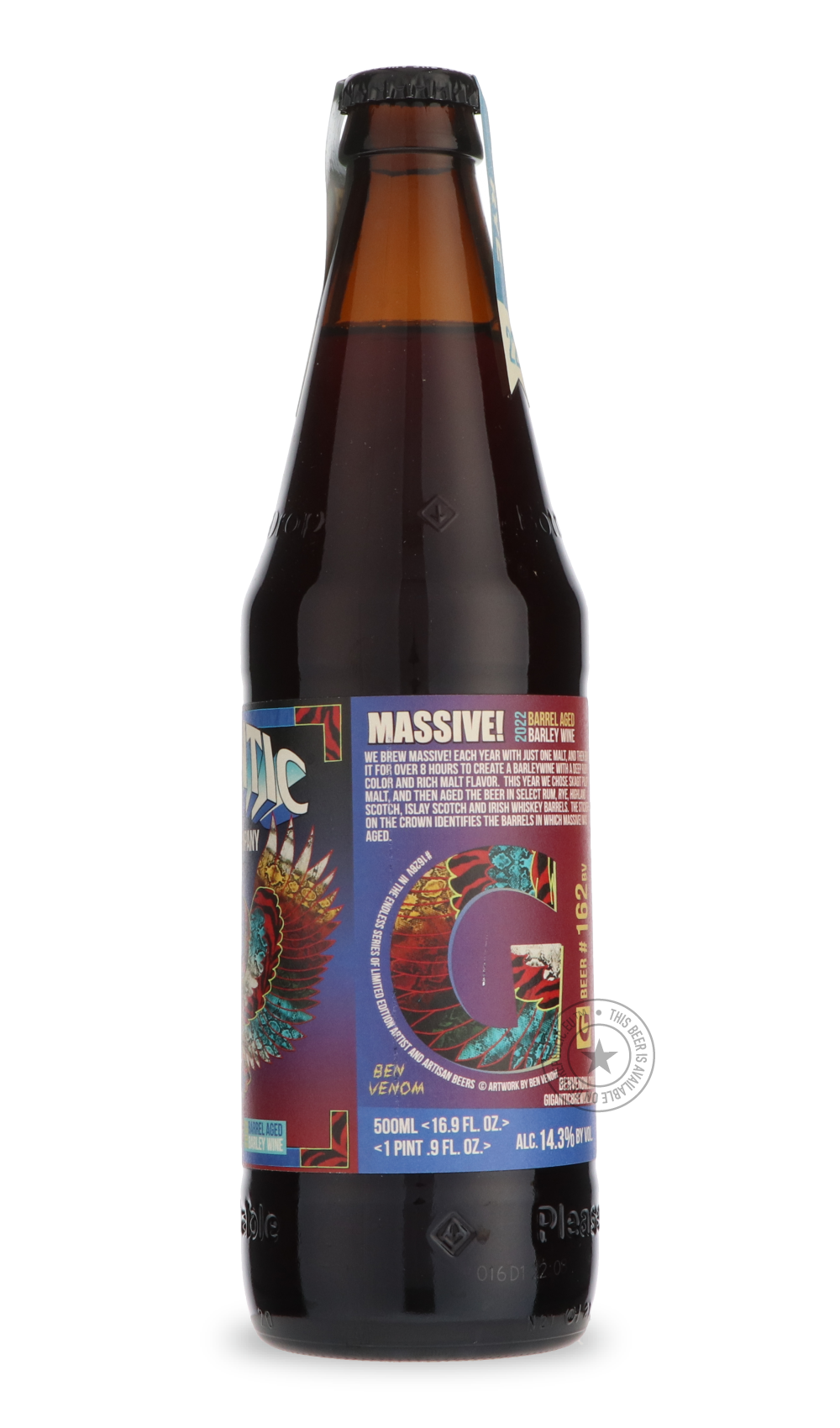 -Gigantic- Massive! (Rye Barrel 2022)-Brown & Dark- Only @ Beer Republic - The best online beer store for American & Canadian craft beer - Buy beer online from the USA and Canada - Bier online kopen - Amerikaans bier kopen - Craft beer store - Craft beer kopen - Amerikanisch bier kaufen - Bier online kaufen - Acheter biere online - IPA - Stout - Porter - New England IPA - Hazy IPA - Imperial Stout - Barrel Aged - Barrel Aged Imperial Stout - Brown - Dark beer - Blond - Blonde - Pilsner - Lager - Wheat - Wei