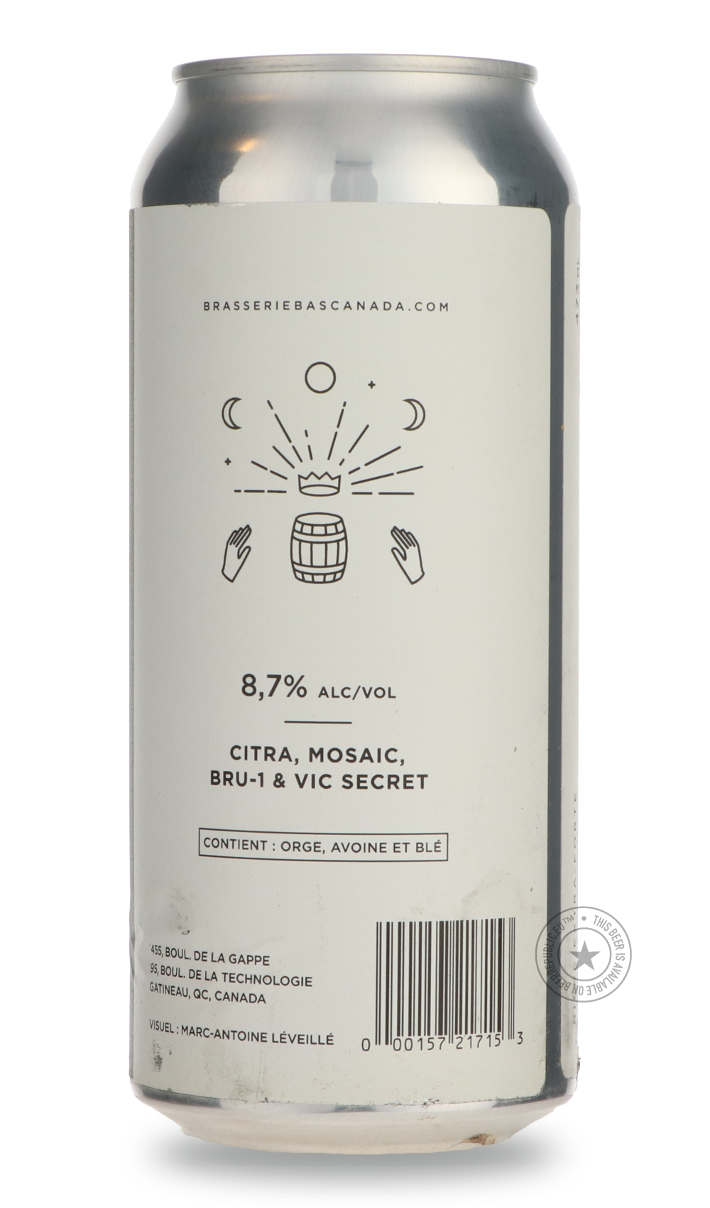 Brasserie du Bas-Canada- Nomadisme-IPA- Only @ Beer Republic - The best online beer store for American & Canadian craft beer - Buy beer online from the USA and Canada - Bier online kopen - Amerikaans bier kopen - Craft beer store - Craft beer kopen - Amerikanisch bier kaufen - Bier online kaufen - Acheter biere online - IPA - Stout - Porter - New England IPA - Hazy IPA - Imperial Stout - Barrel Aged - Barrel Aged Imperial Stout - Brown - Dark beer - Blond - Blonde - Pilsner - Lager - Wheat - Weizen - Amber 